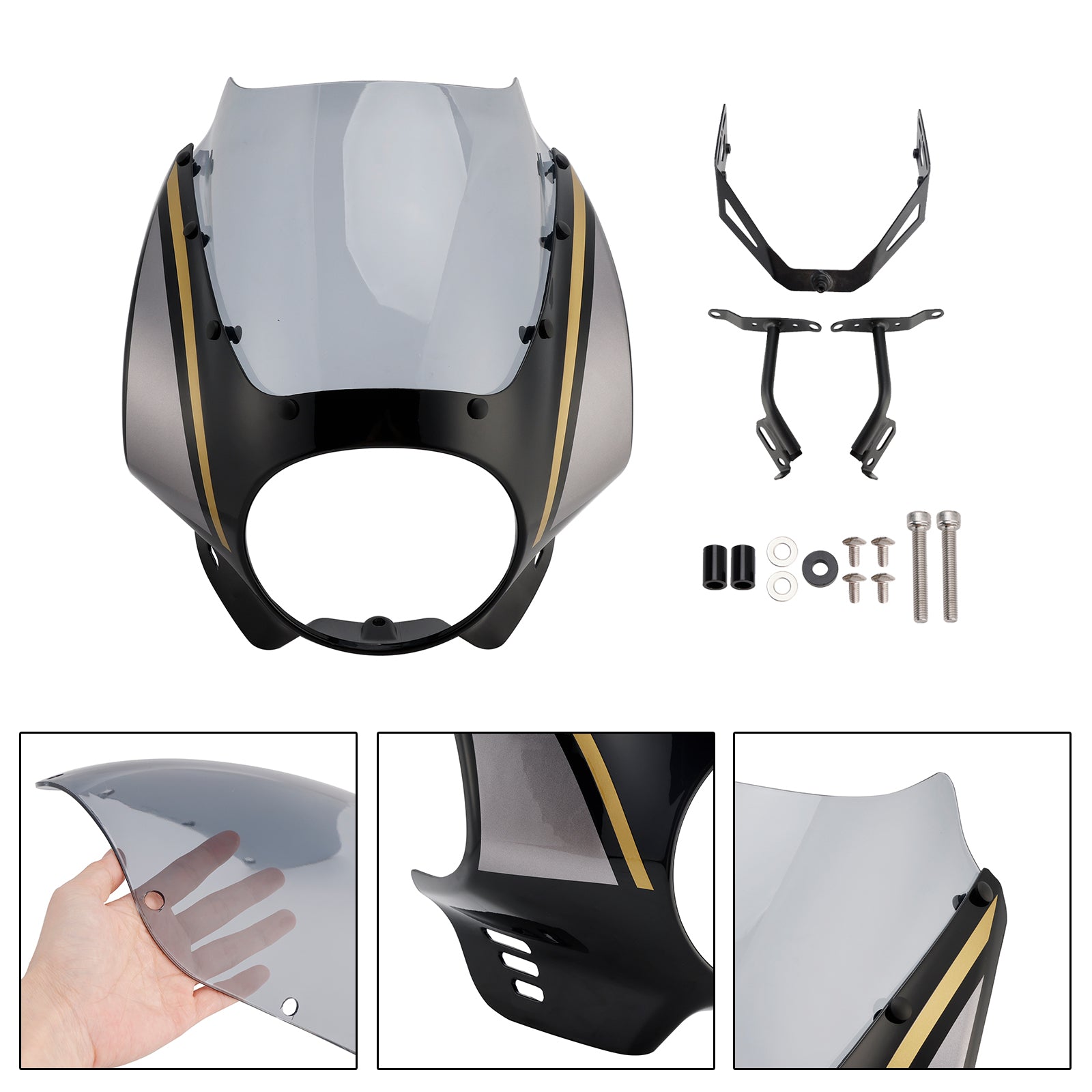 Yamaha XSR900 2022-2025 Headlight Fairing Windshield WindScreen