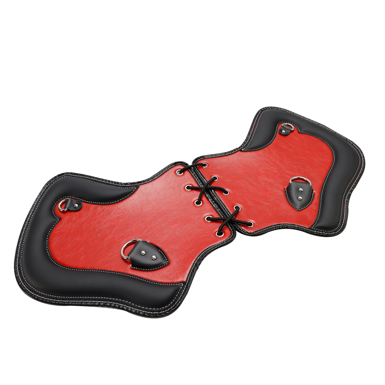 2Pcs Universal Heat Saddle Shield Deflector Blackb For Flhxs Glide Rider Fxdwg Brown