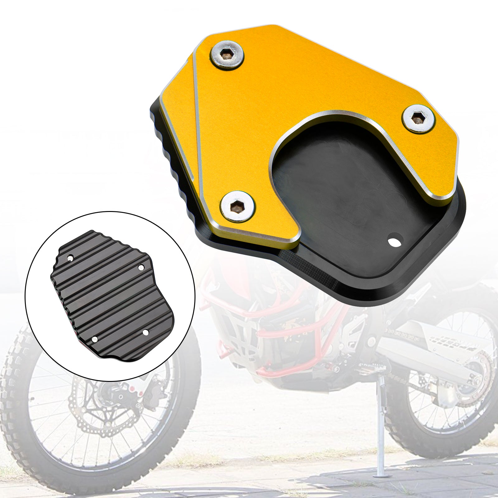 Kickstand Forstørrende platepute Fit for Honda CRF250L 2017-2020