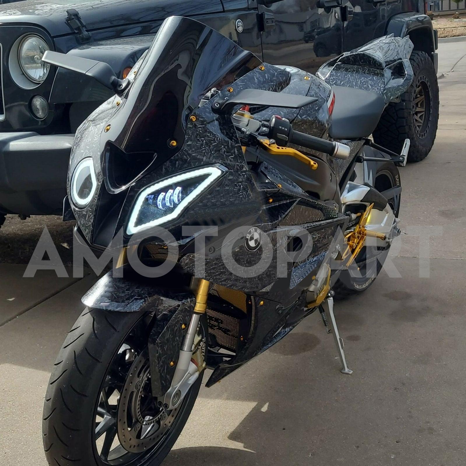 Amotopart 2015-2016 BMW S1000RR Forged Carbonfasermuster Abzugskit