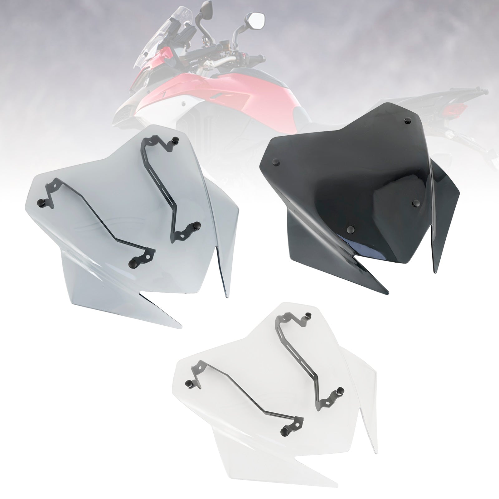 En pare-brise Ajustement pour Ducati Multistrada V4/S/S Sport 2021-2023
