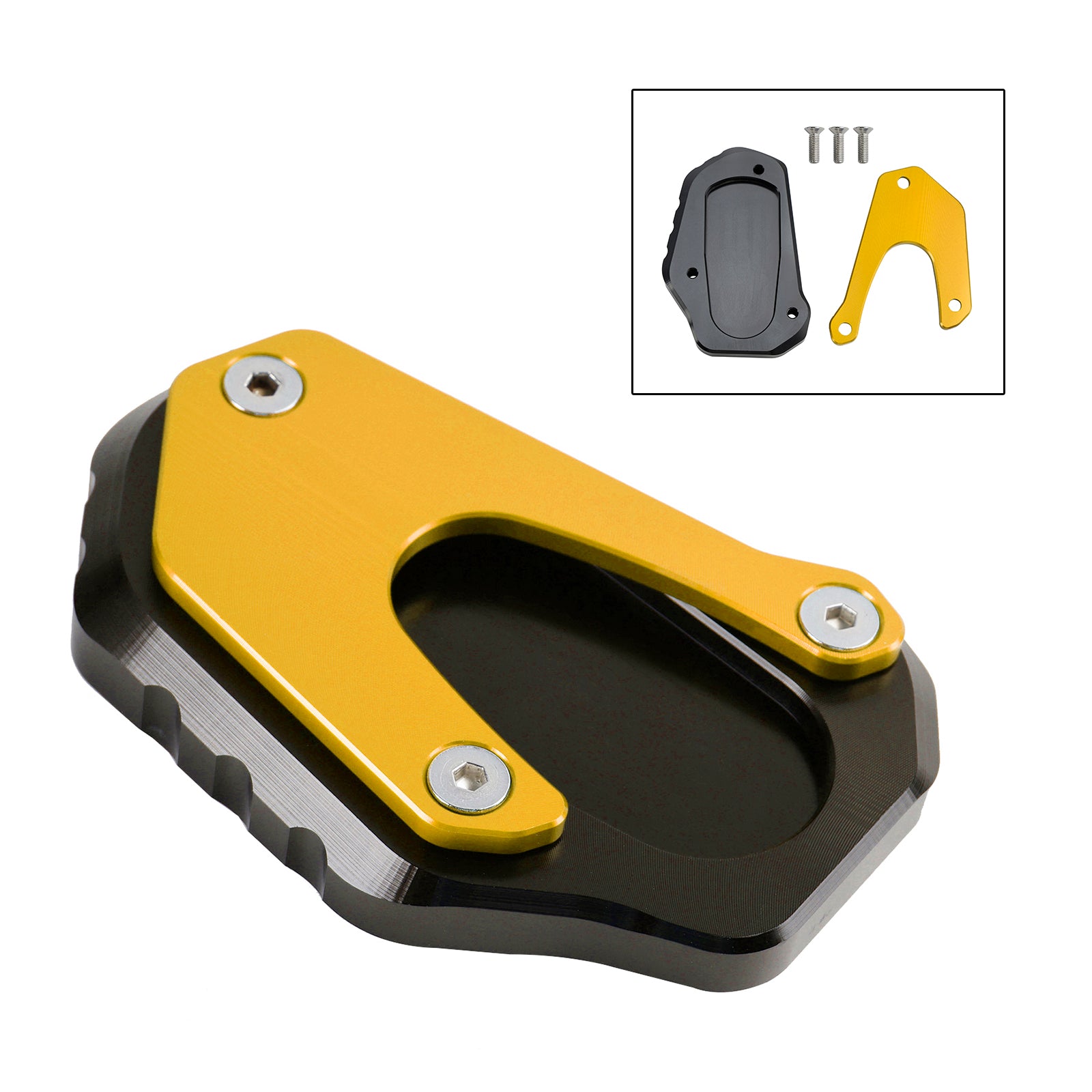 20-23 Suzuki V-Strom DL1050xt Kickstand-Vergrößerungsplattenpad