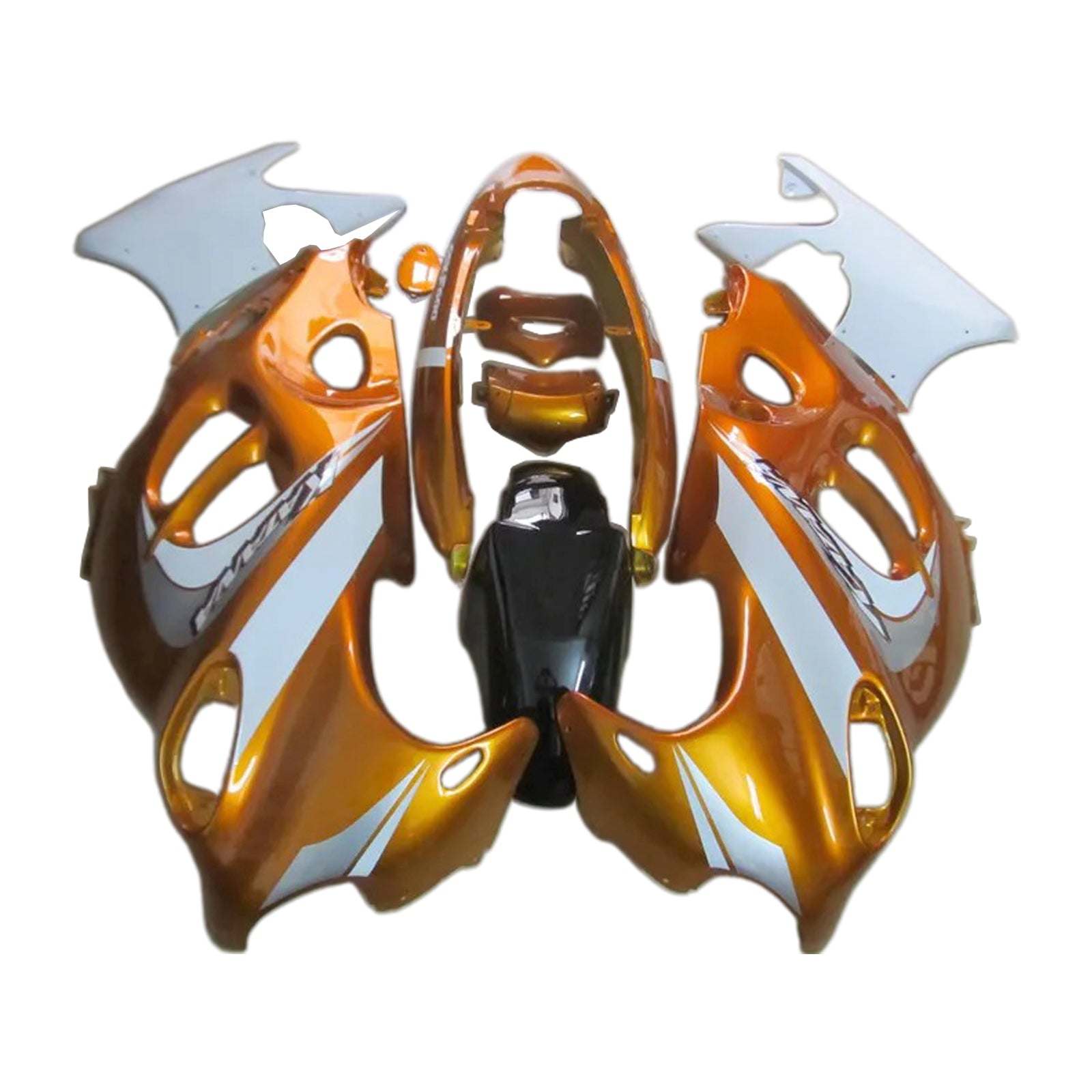Amotopart 2003-2006 Suzuki Katana GSX600F GSX750F Orange&White Fairing Kit