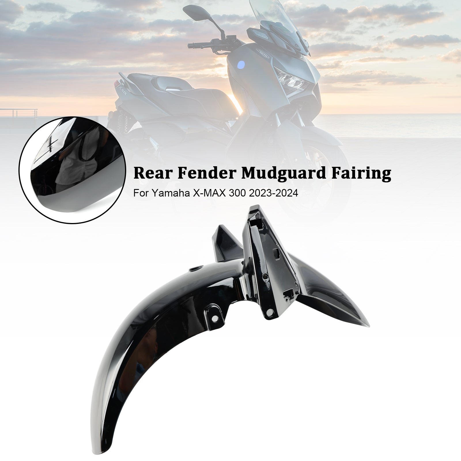 23-24 YAMAHA X-MAX 300 Front Fender Mudguard Fairing Cowl