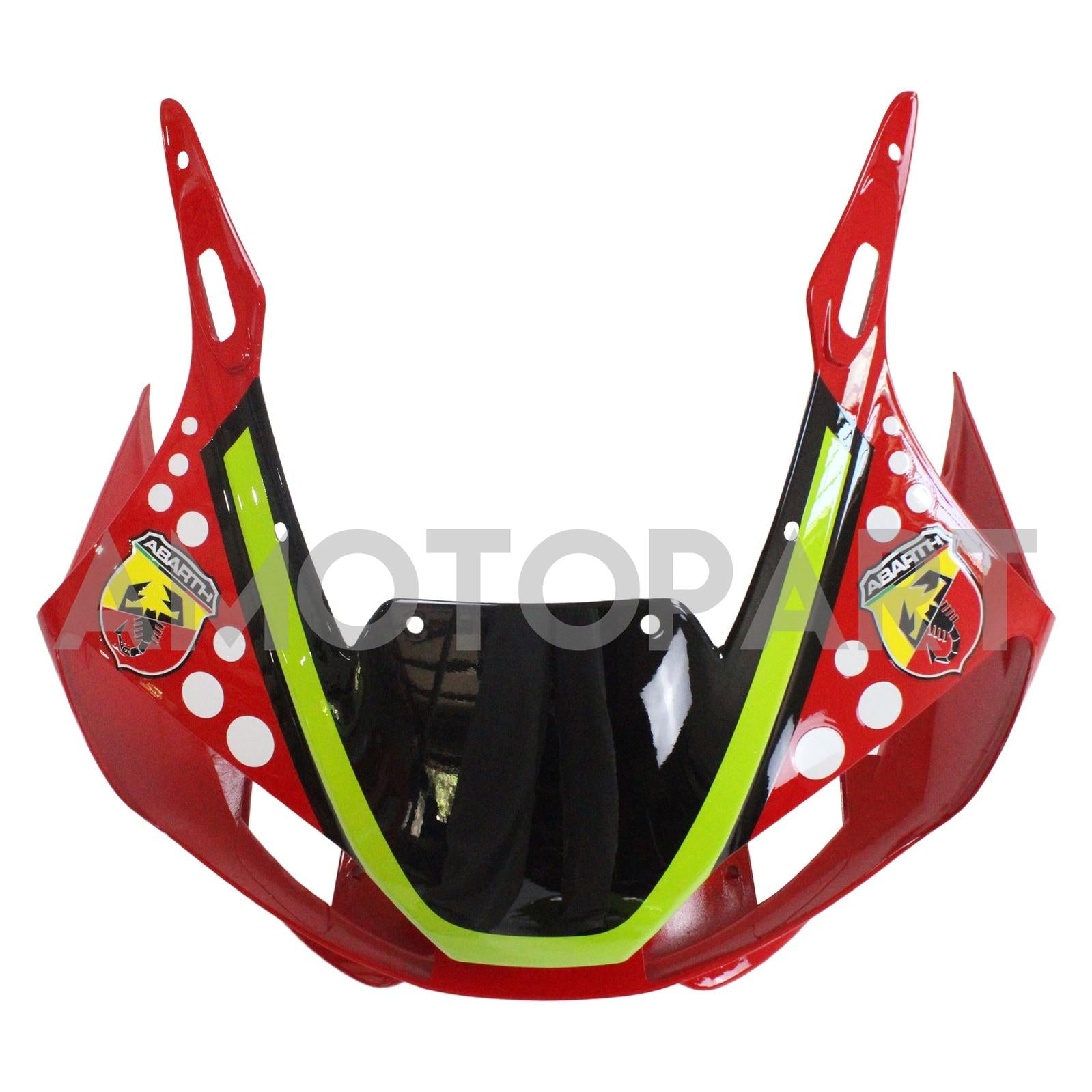Amotopart 1998-2002 YZF 600 R6 Yamaha Rouge&Kit de carénage dents de requin vertes
