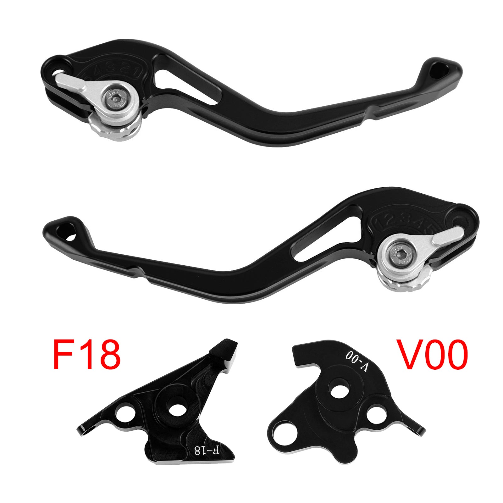 Honda VFR750 VFR800/F VTR1000F Silver NEW Short Clutch Brake Lever