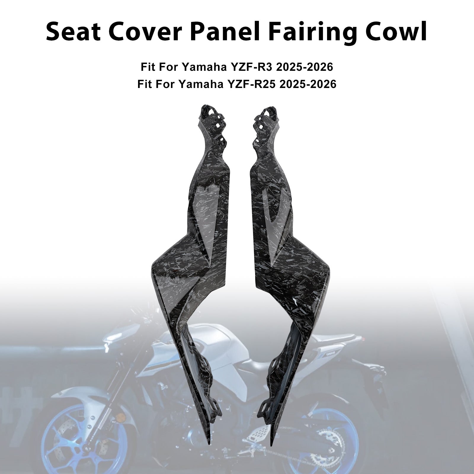 2025-2026 Yamaha YZF-R3 R25 MT-03 Rear Tail Seat Side Cover Fairing