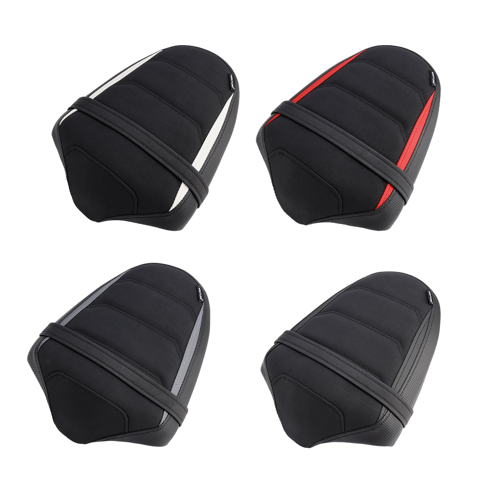 2024-2025 Triumph Daytona 660 Baksätet Passagerarkudde Flat Pu White Red