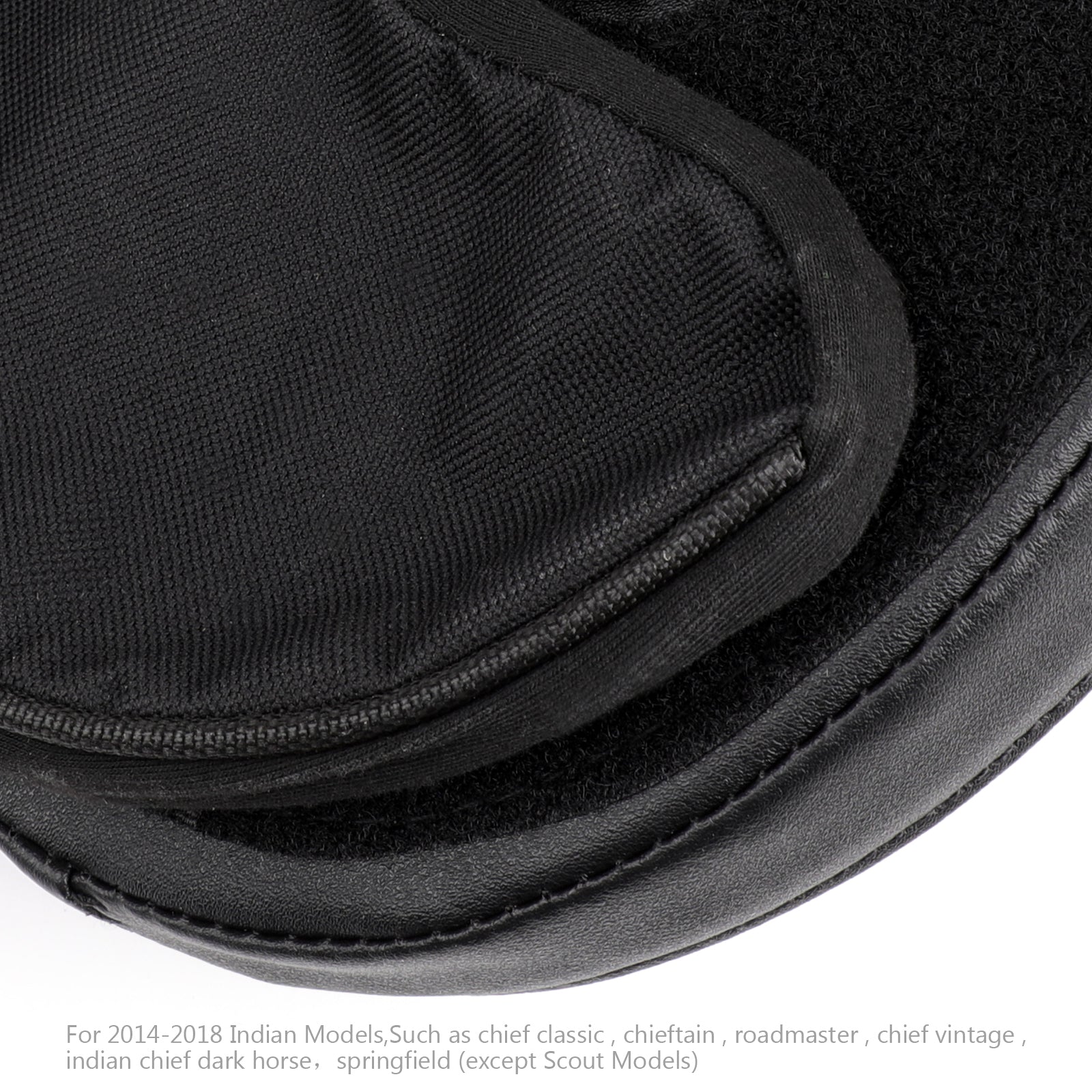 Indian Chief 14-23 Respaldo del conductor enchufable con kit de montaje cromado