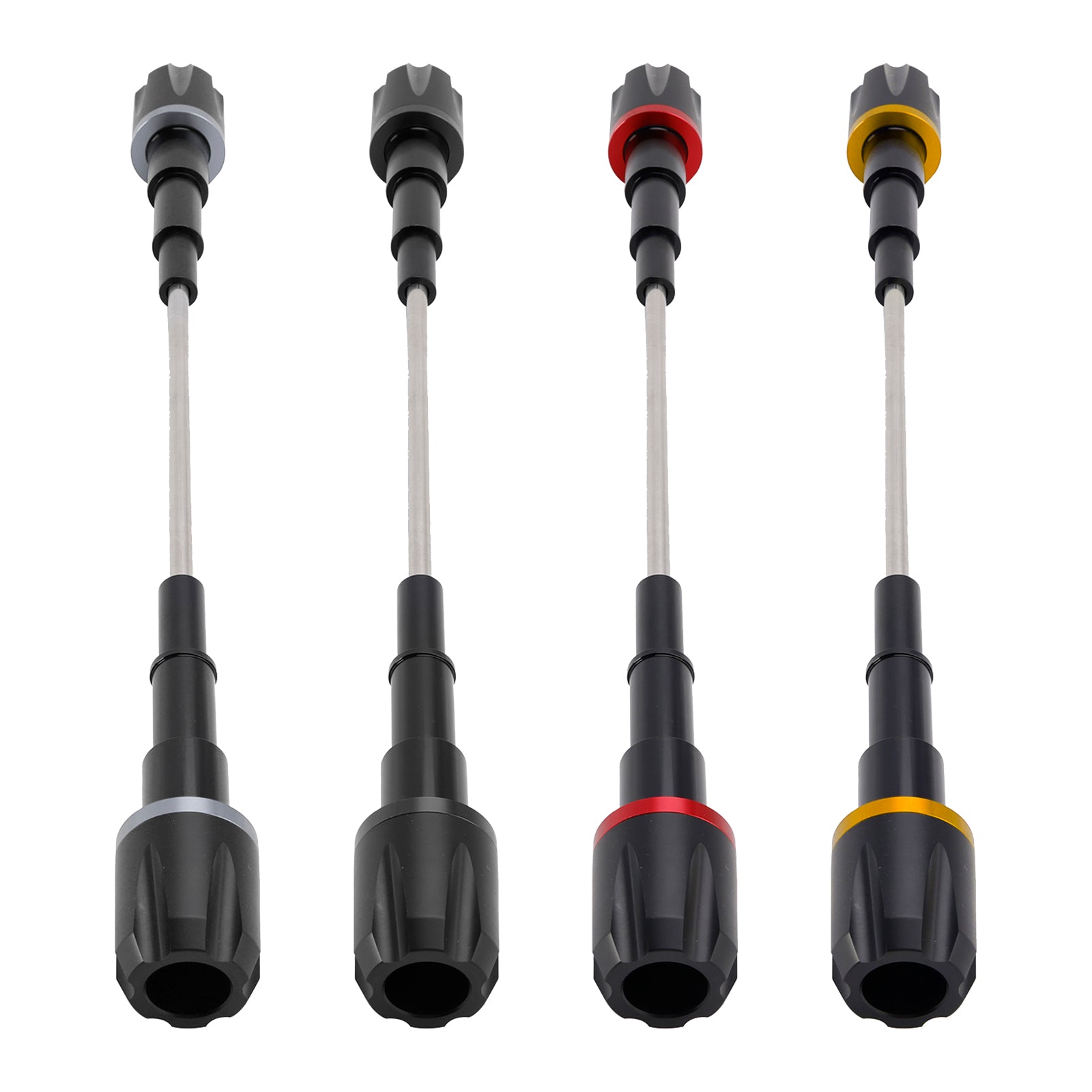 Du Cafe Racer Scrambler 800 Aluminum Frame Crash Slider Protection Gold Black