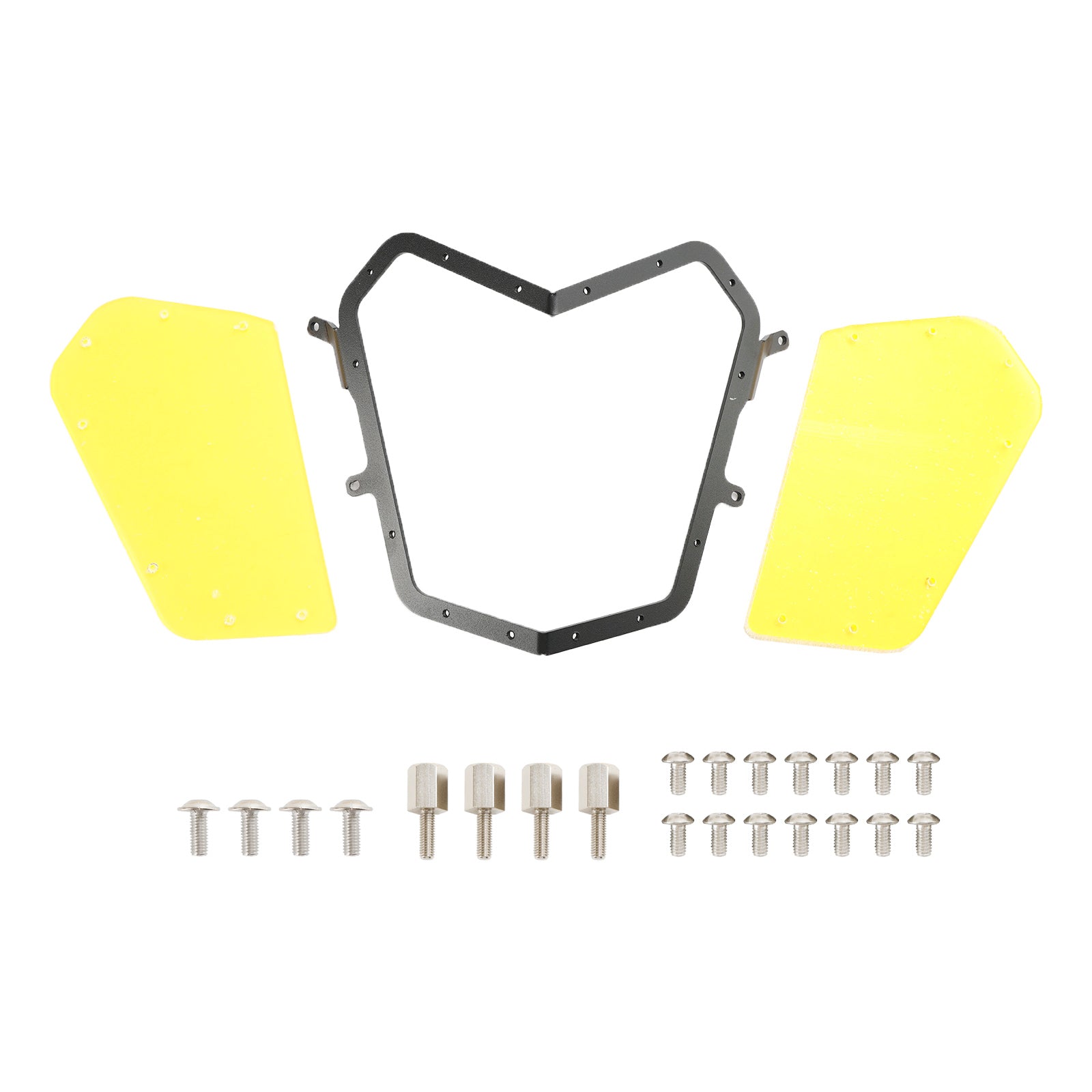 Protezione della copertura della protezione del faro anteriore in acrilico adatta per Yamaha Tenere 700 19-23