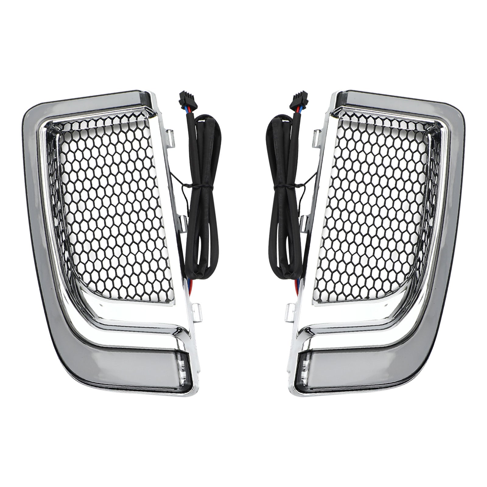 Electra FLH/T Road Glide Silver Tracer LED Lower Fairing Lower Grills Lights