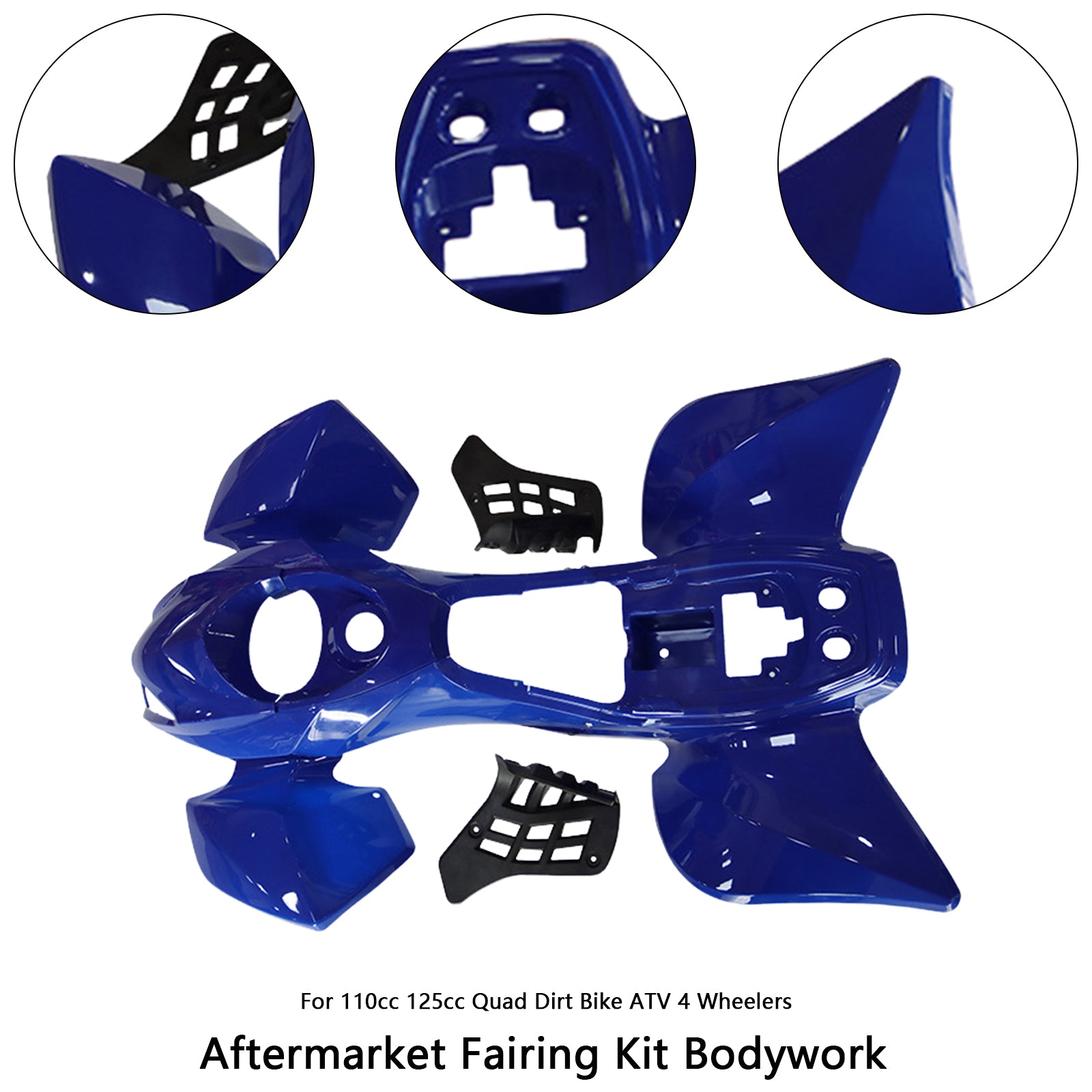 Amotopart for 110cc 125cc Quad Dirt Bike ATV 4 Wheelers Fairing Kit Collection
