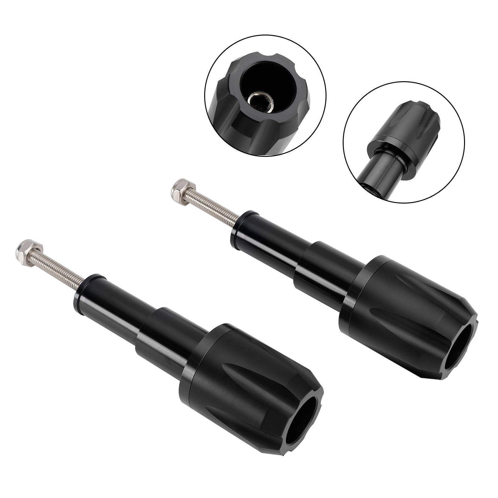 17-21 Honda Rebel Cmx500 Cm500 Crash Bobbin Protector Slider Aluminum Black