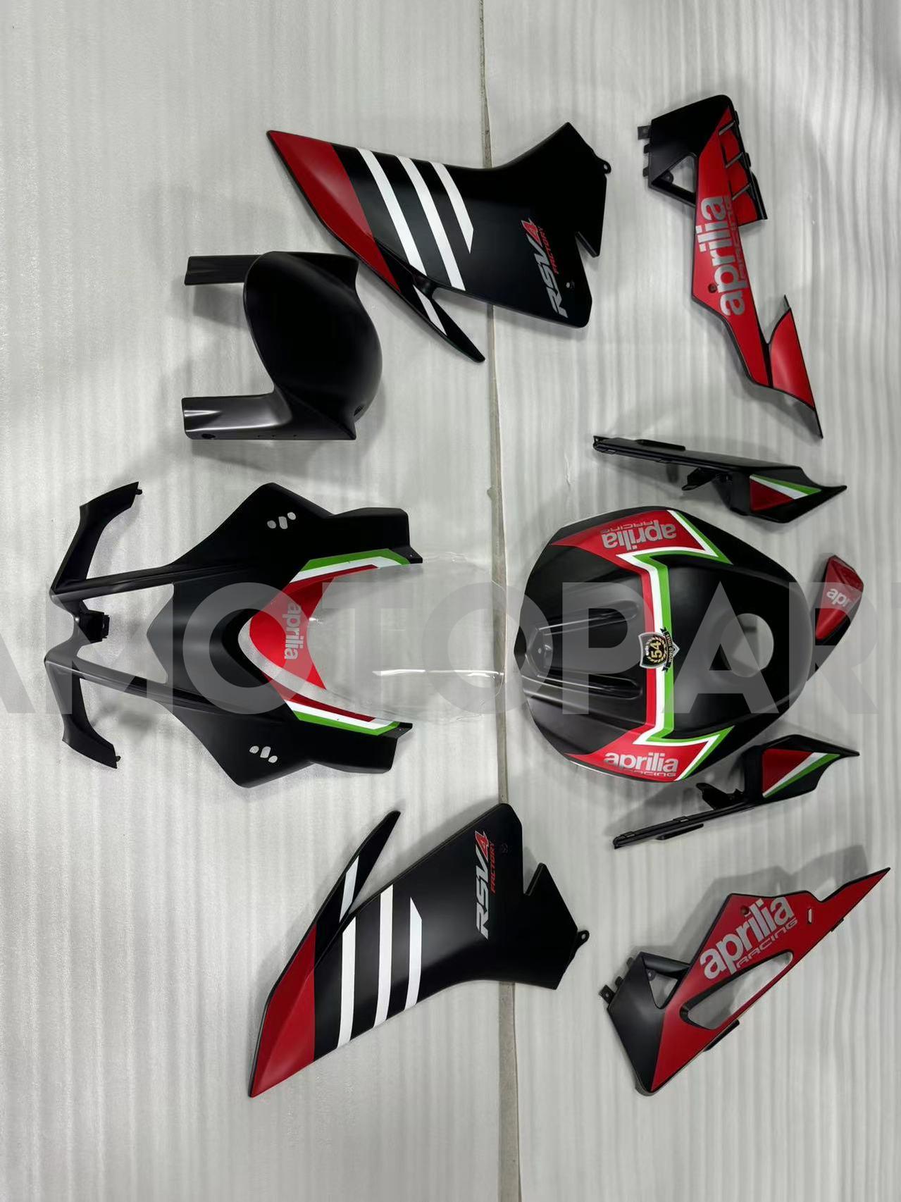 AMOTOTT ABRILIA 2016-2020 RSV4 1000 RED & GREEN STILO9 KIT