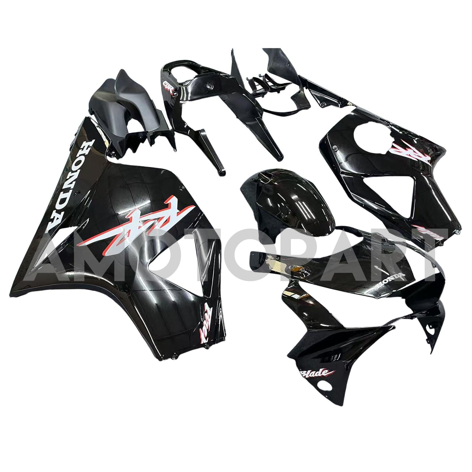 Amotopart 2002-2003 Honda CBR954 Black Fairing Kit