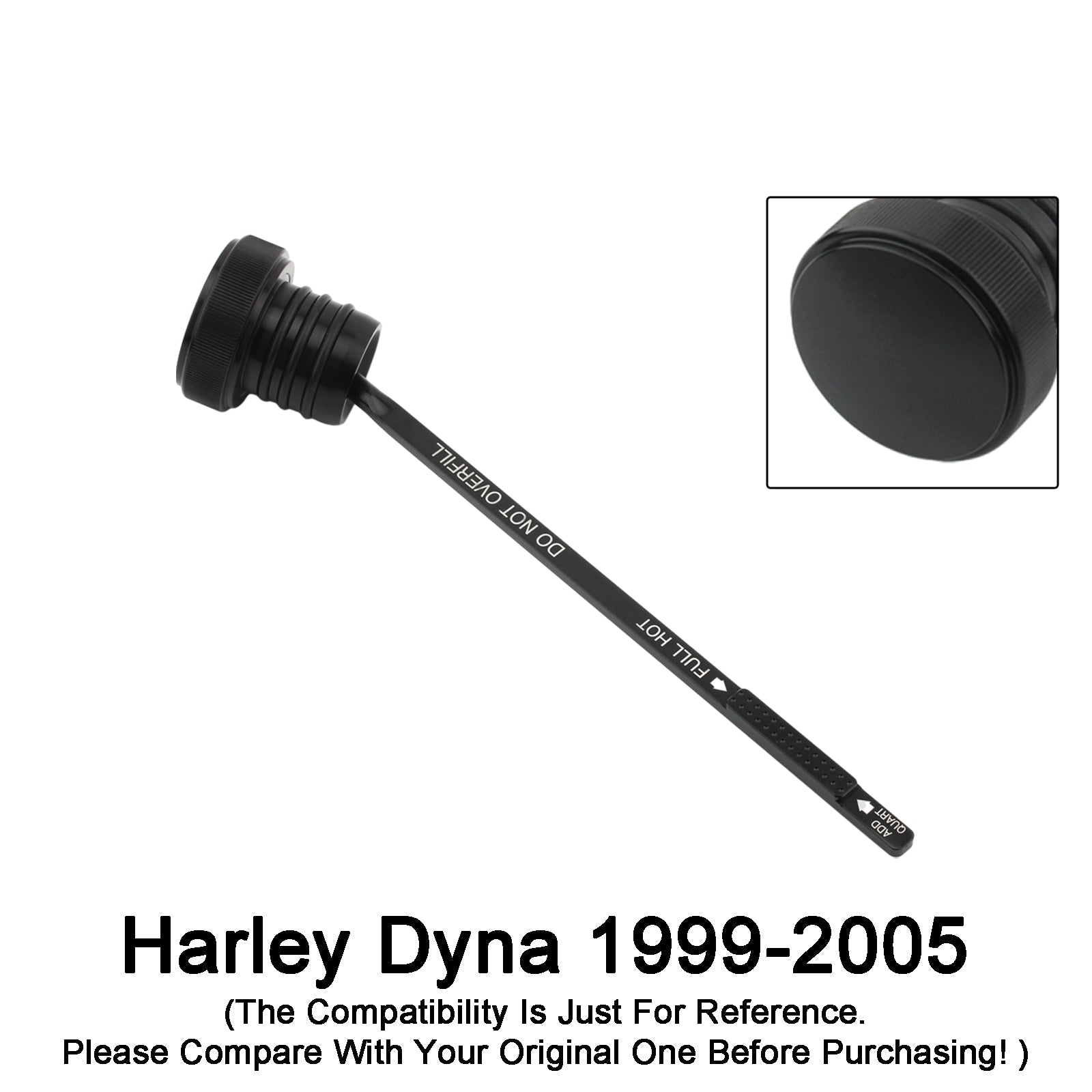 99-05 Super GLID FXD FXDX FXDL DYNA Huile Plonge du réservoir Bouchon de réservoir 0710-0150