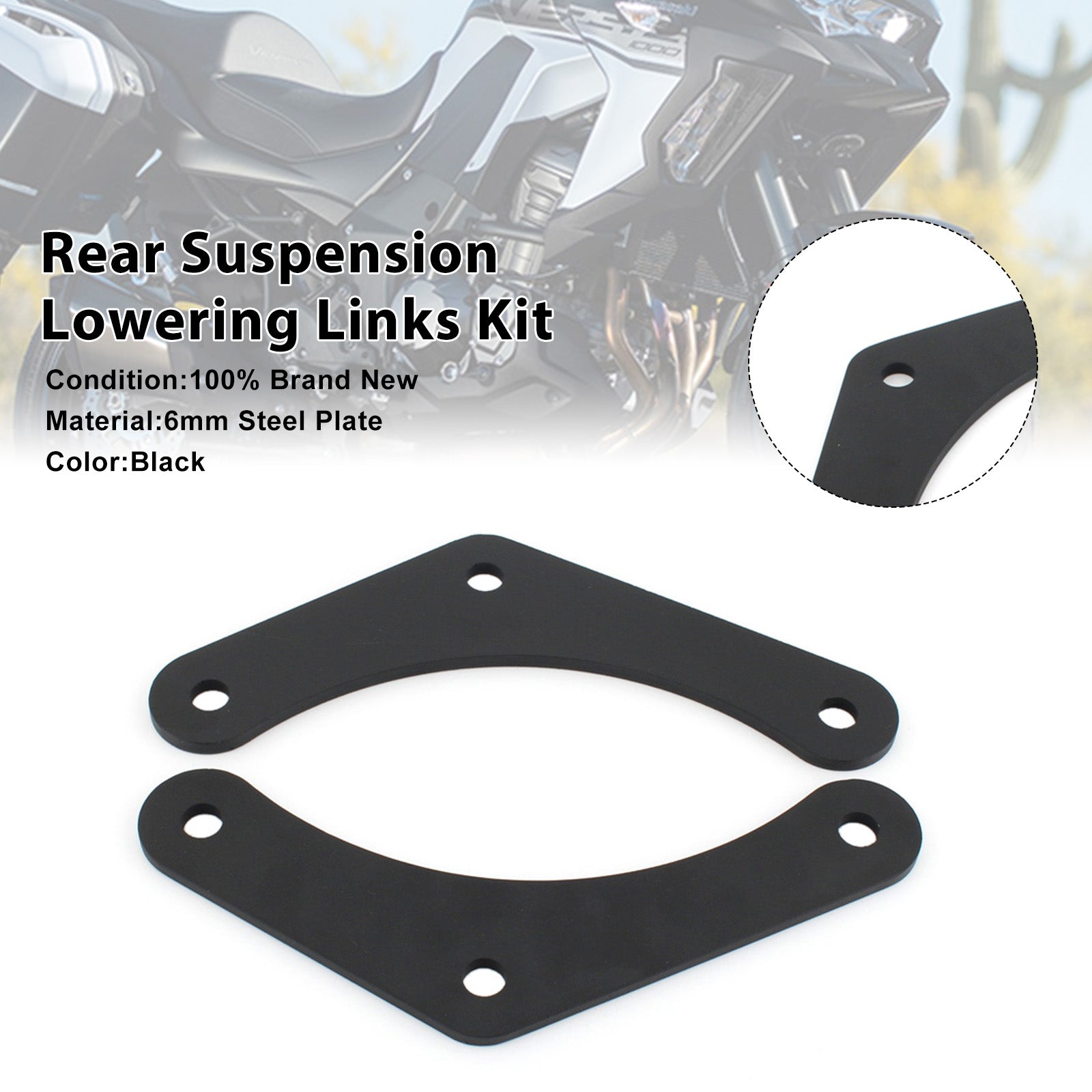 2019-2023 Kawasaki Versys 1000 SE Rear Suspension Lowering Links Kit