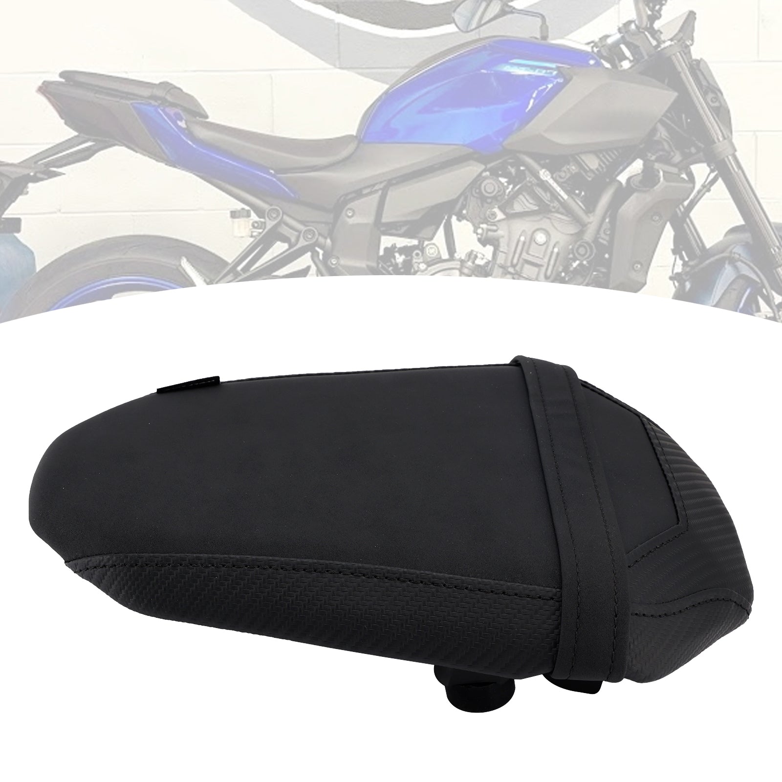 2025+ Yamaha Mt-07 Fz-07 Rear Passenger Seat Cushion Pillion Flat Black
