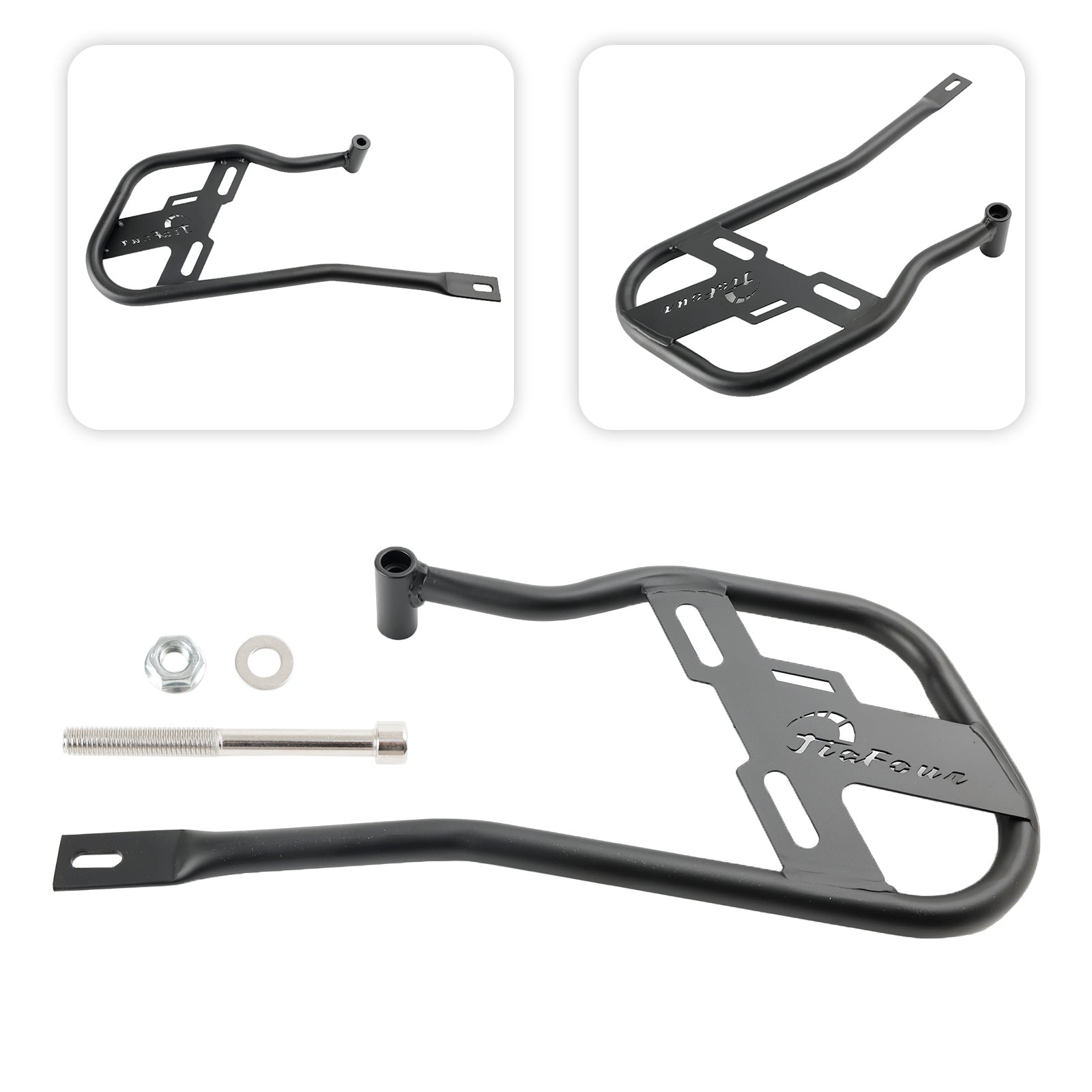 22-23 フィールドハンター 350 ラゲッジラック サイドサドル バッグマウント ブラケット 左