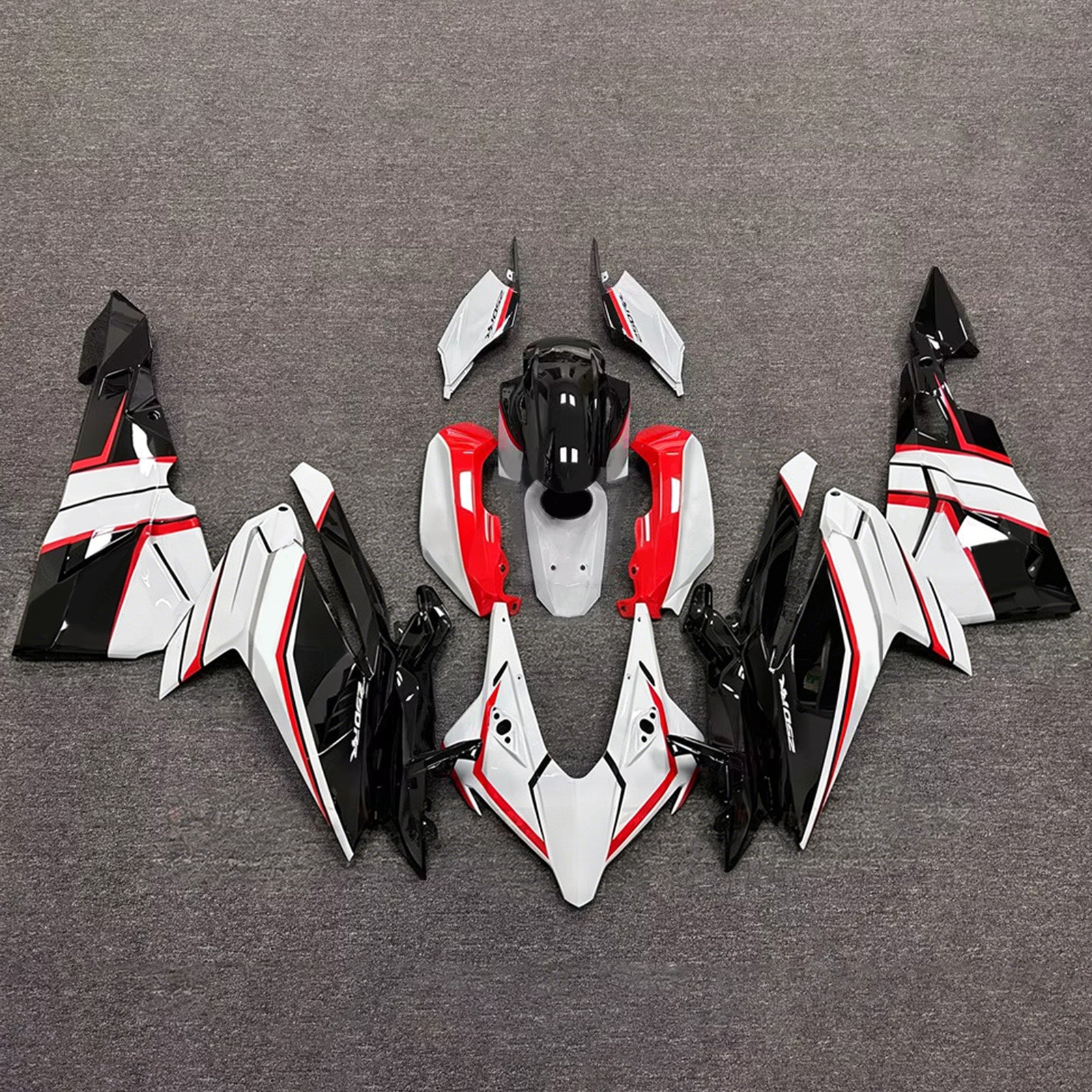 Sada kapotáže Amotopart 2023-2024 Honda CBR250RR bílá/černá