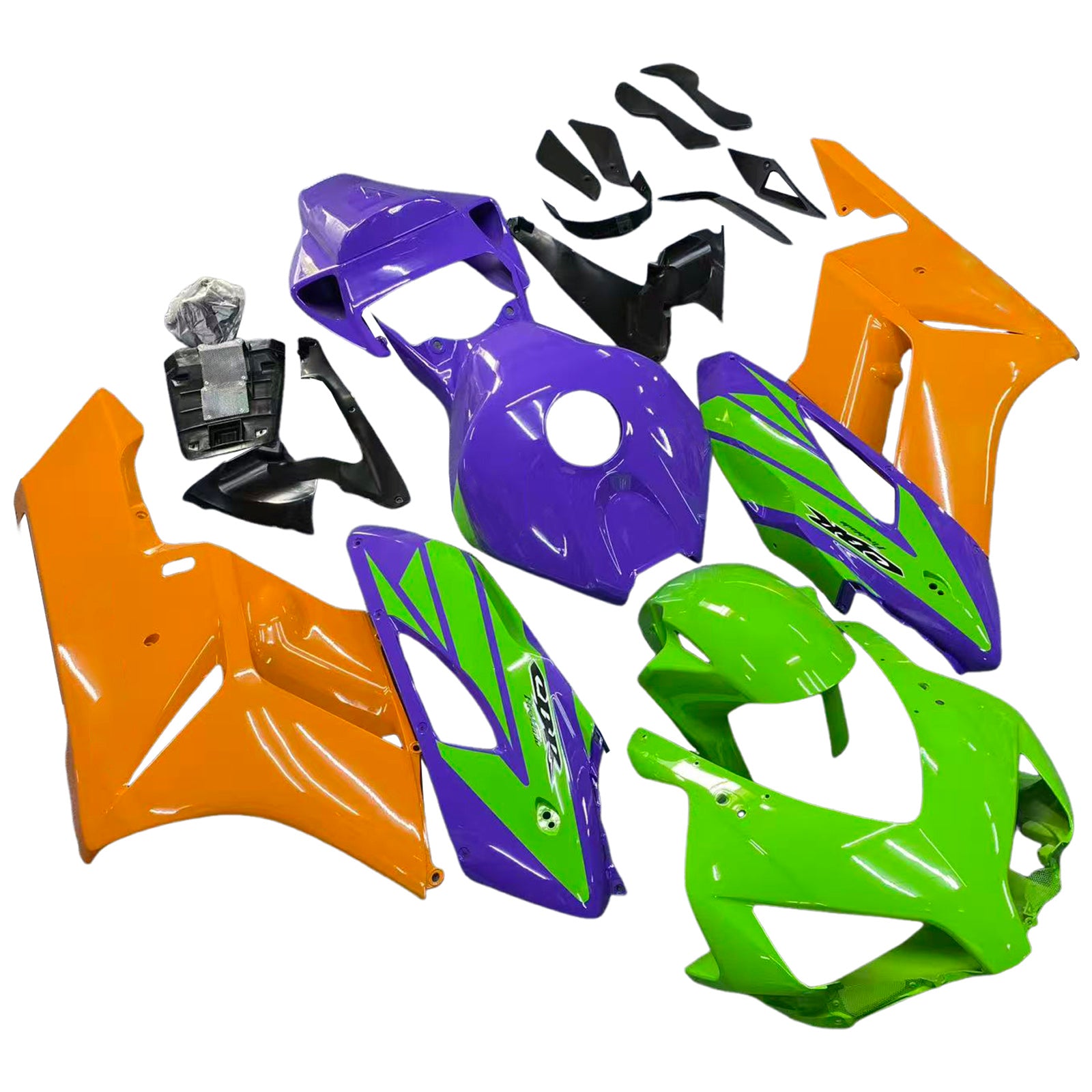 Amotopart 2004-2005 Honda CBR1000RR Green Orange Purple Fairing Kit