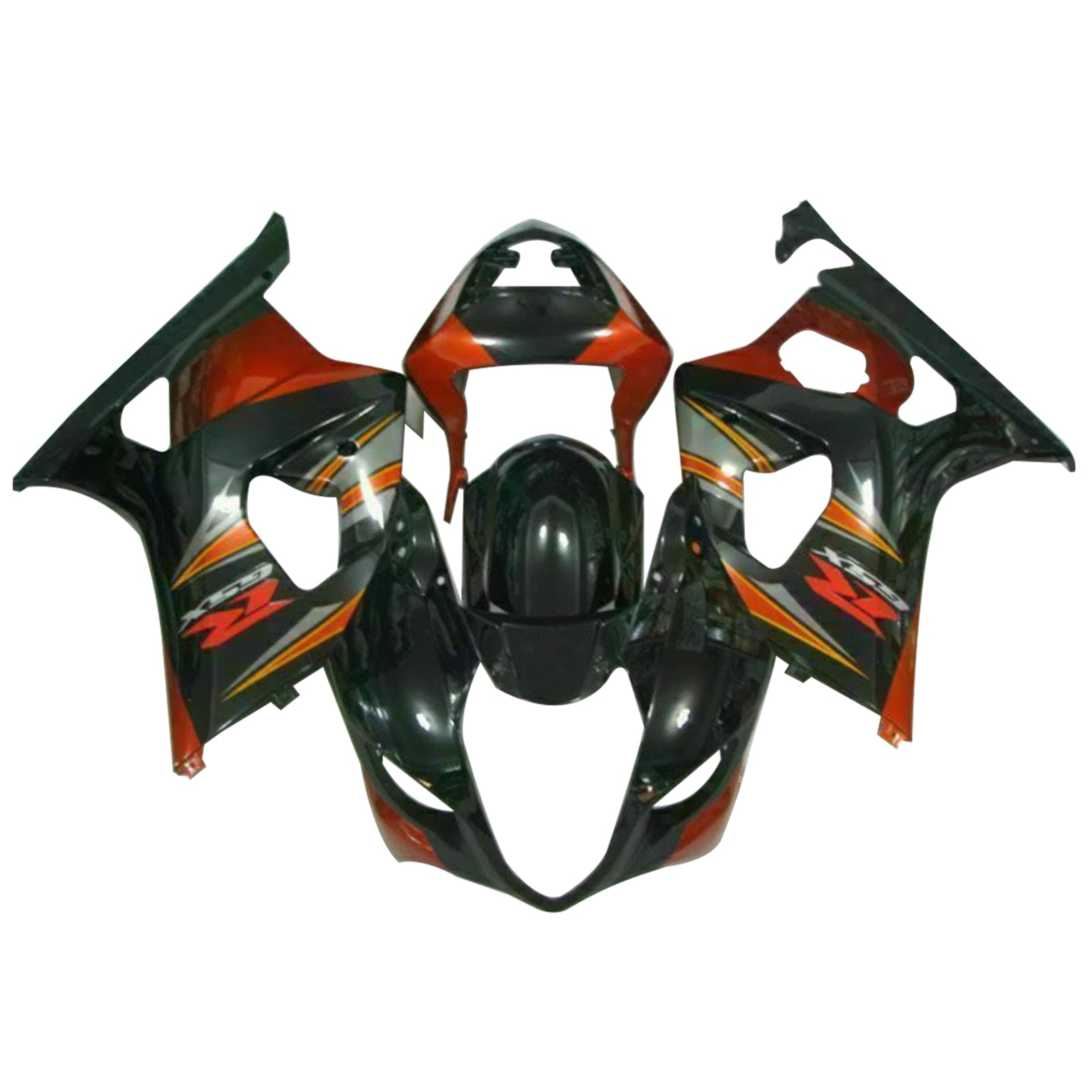 Amotopart 2003-2004 K3 GSXR1000 Suzuki Black & Red Fairing Kit