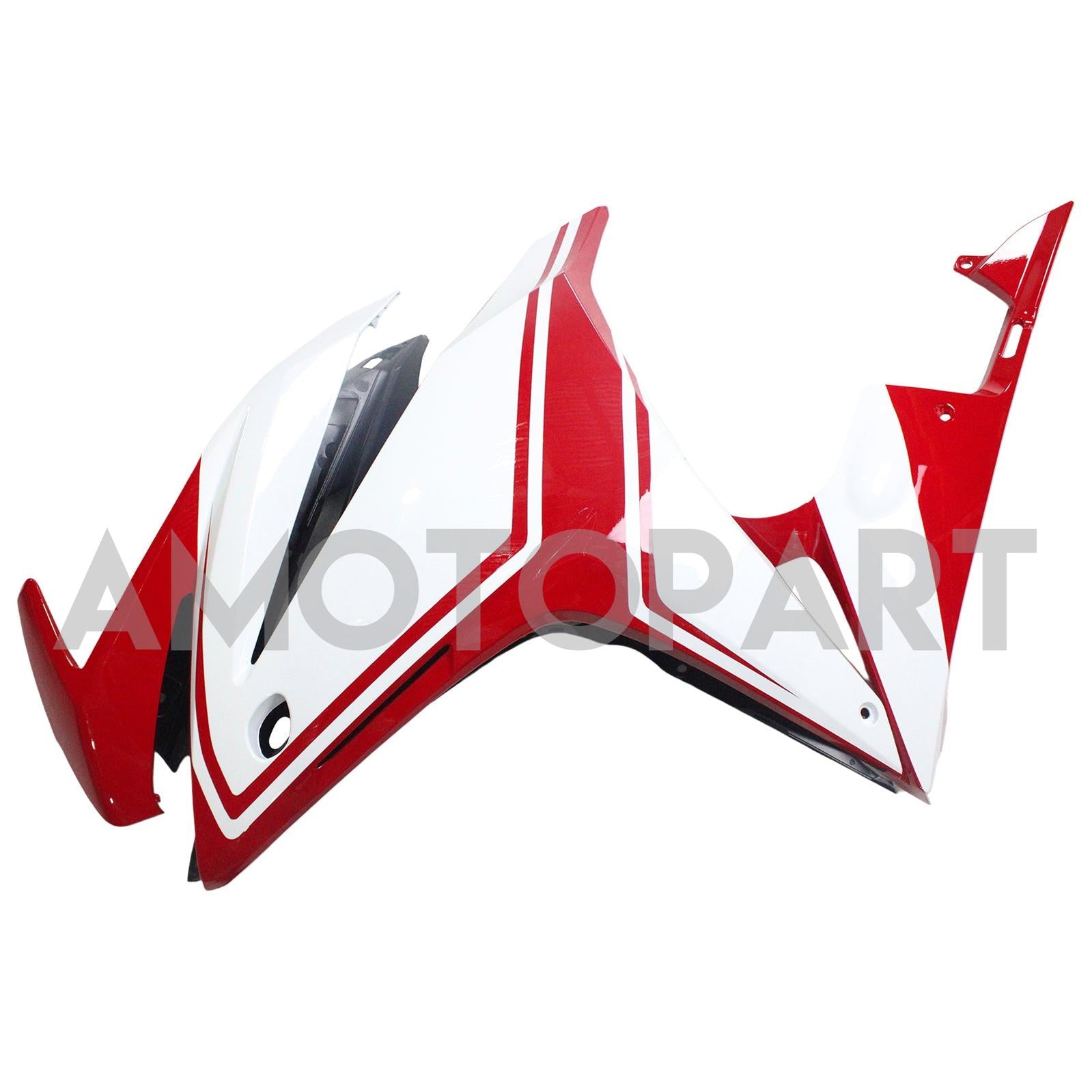 Amotopart 2016-2018 CBR500R ホンダ レッド&ホワイト フェアリングキット