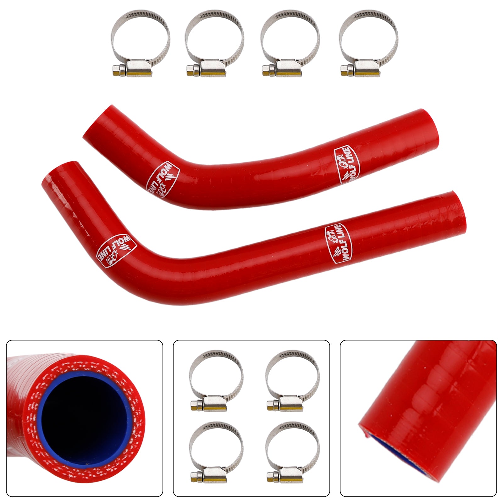 2015-2024 Yamaha MT-03 MT-25 YZF R3 R25 Mangueira de resfriador de radiador de silicone R25