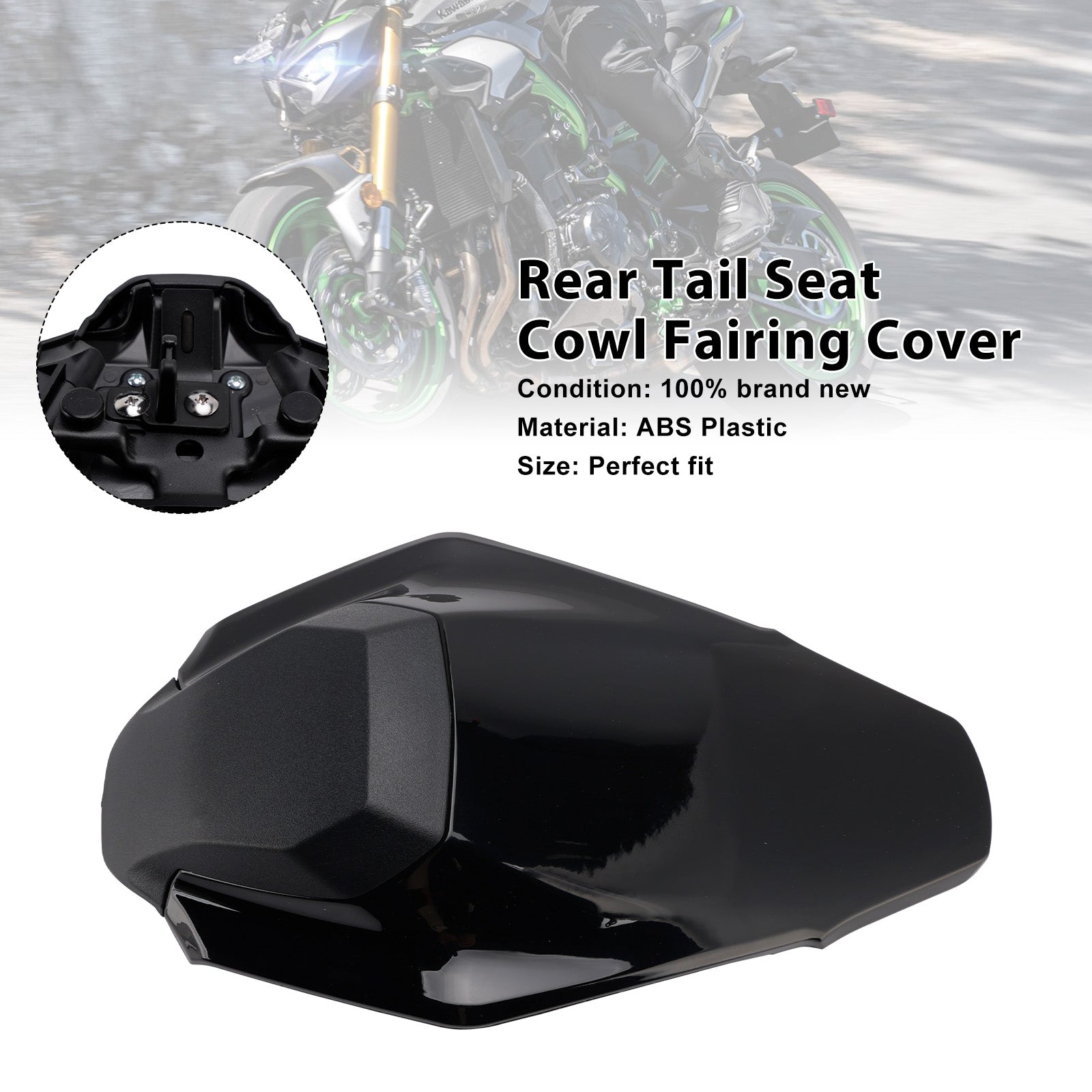 Kawasaki Z900 Z900SE 2025-2026 Couvercle de carénage de capot de siège arrière