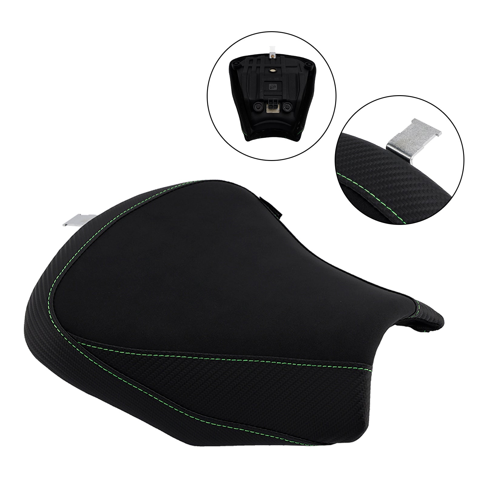 17-25 Kawasaki Ninja 650 Z650 Front Raider Seat Driver Cushion Pu Fit White