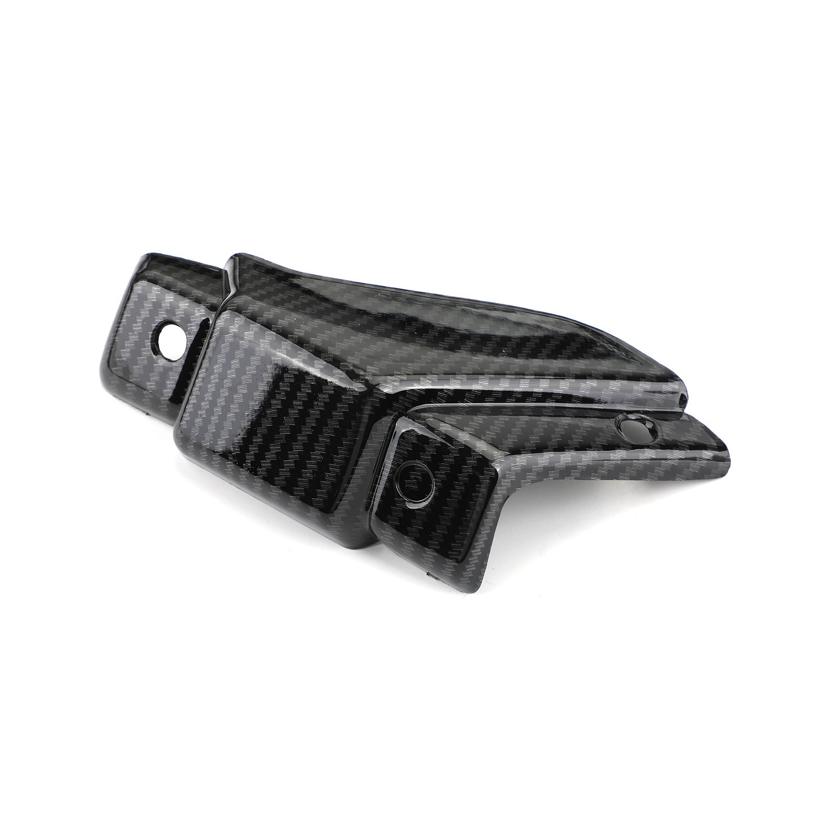 17-19 Kawasaki Z900 lateral capa de carbono inferior