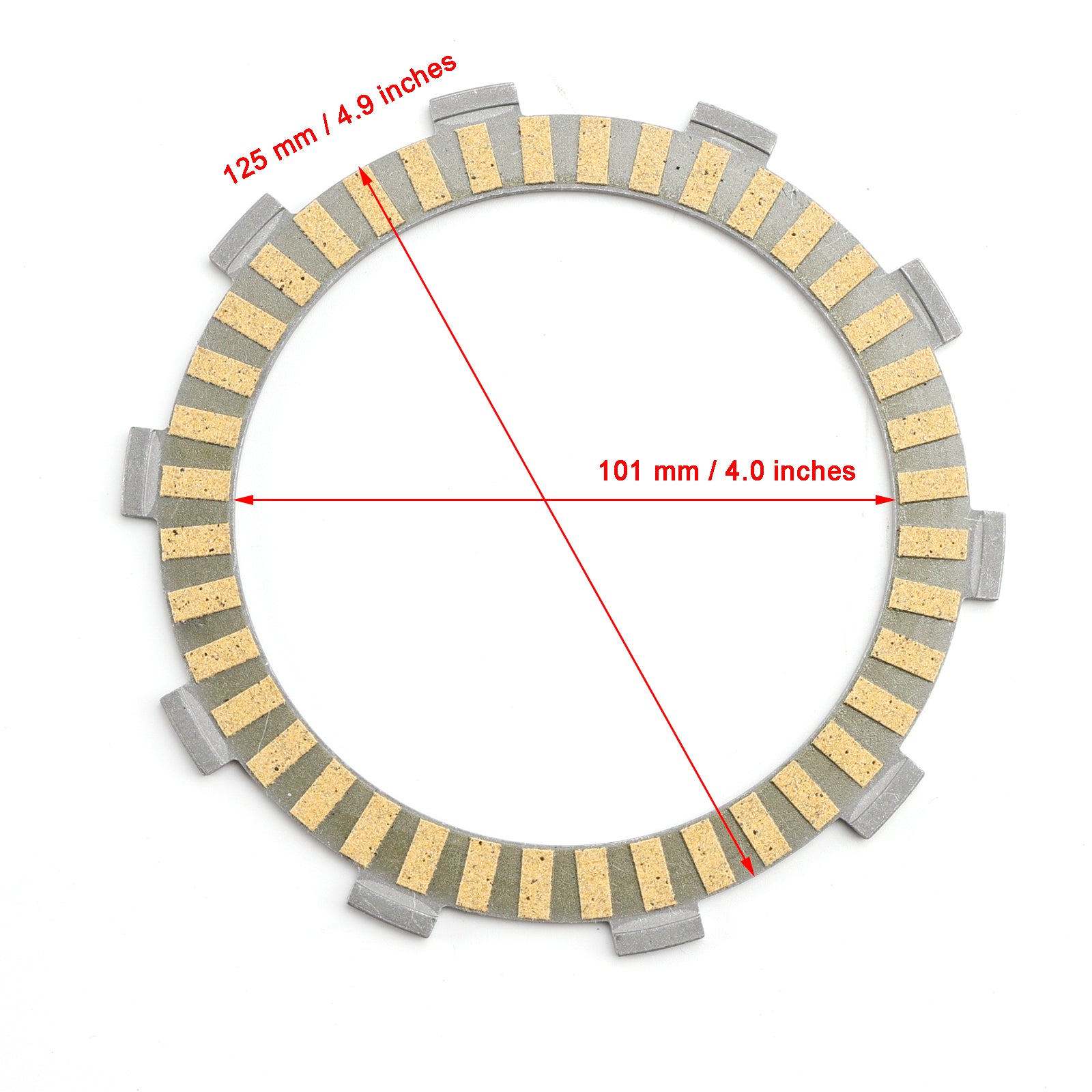 Ducati Superbike 848 08-10 Multistrada 1100 07-09 Kit di piastra di attrito frizione