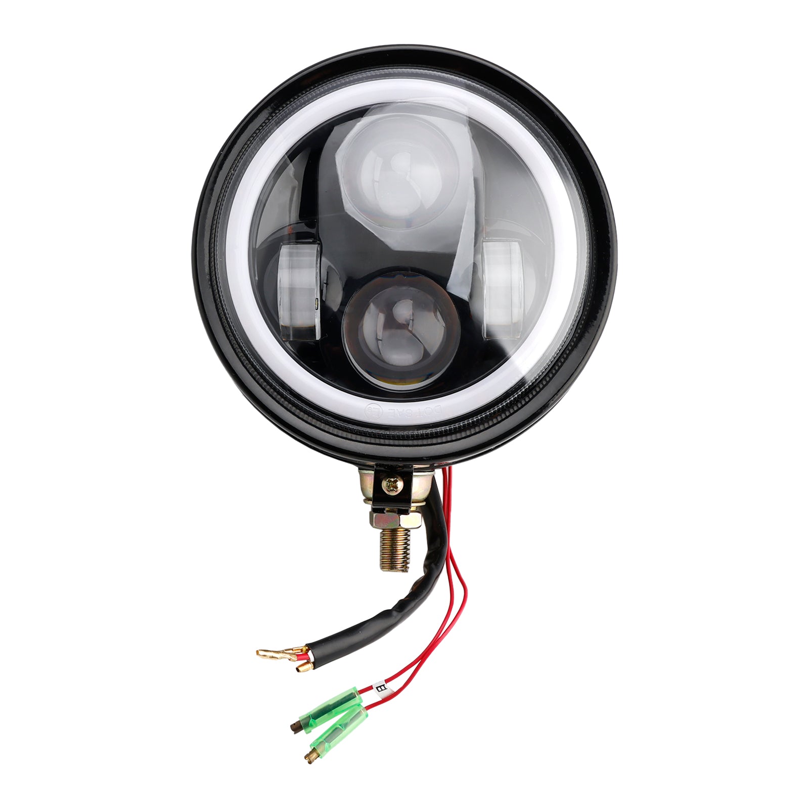 Motorcycle Scooter 5.75" Motorcycle Spotlight Headlight Fog 4-Bulbs