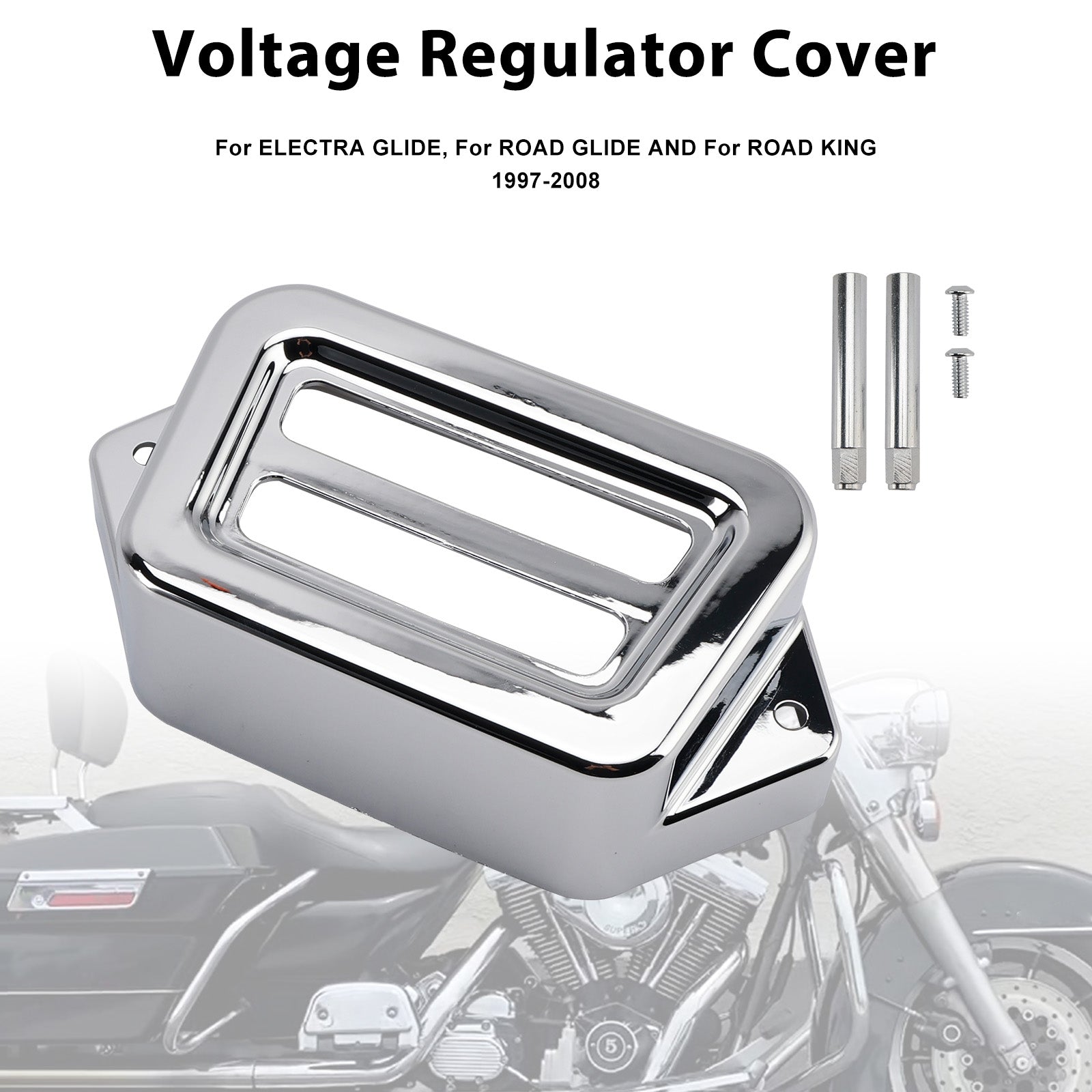 1997-2008 Road King Electra Street Road Glide Voltage Regulator Cover