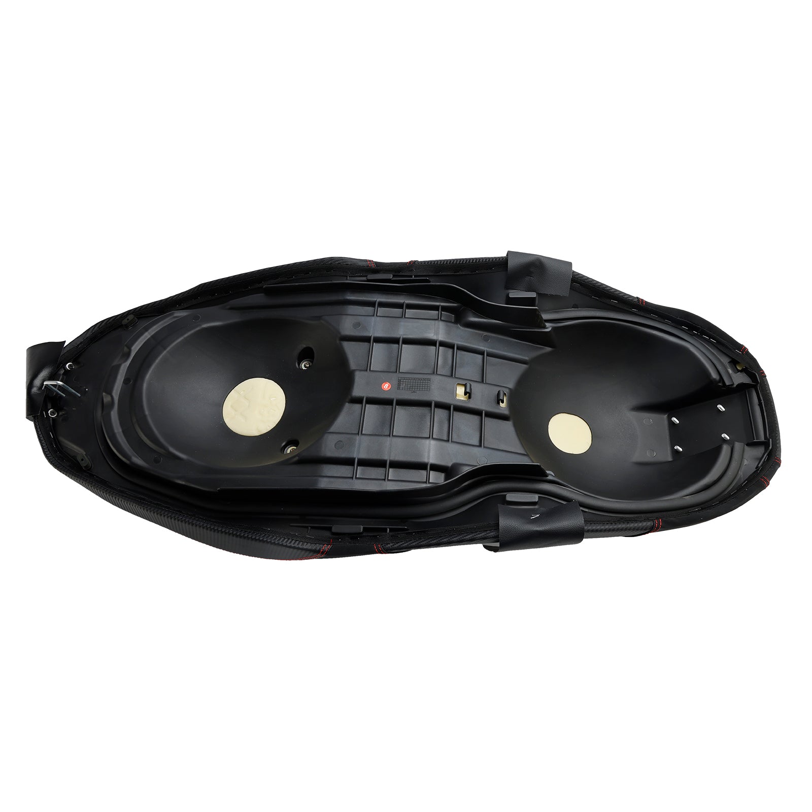 23-24 Yamaha X-Max 300 Asiento de pasajero con cojín completo para color rojo