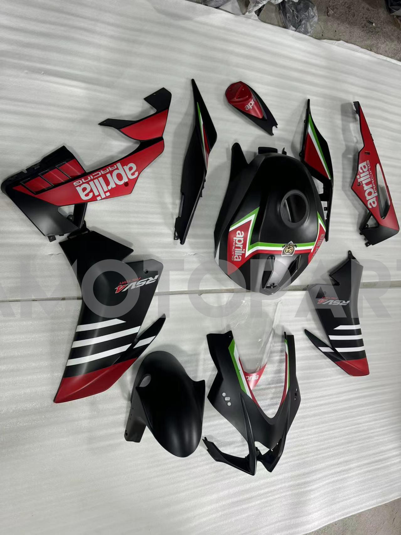 AMOTOTT ABRILIA 2016-2020 RSV4 1000 RED & GREEN STILO9 KIT