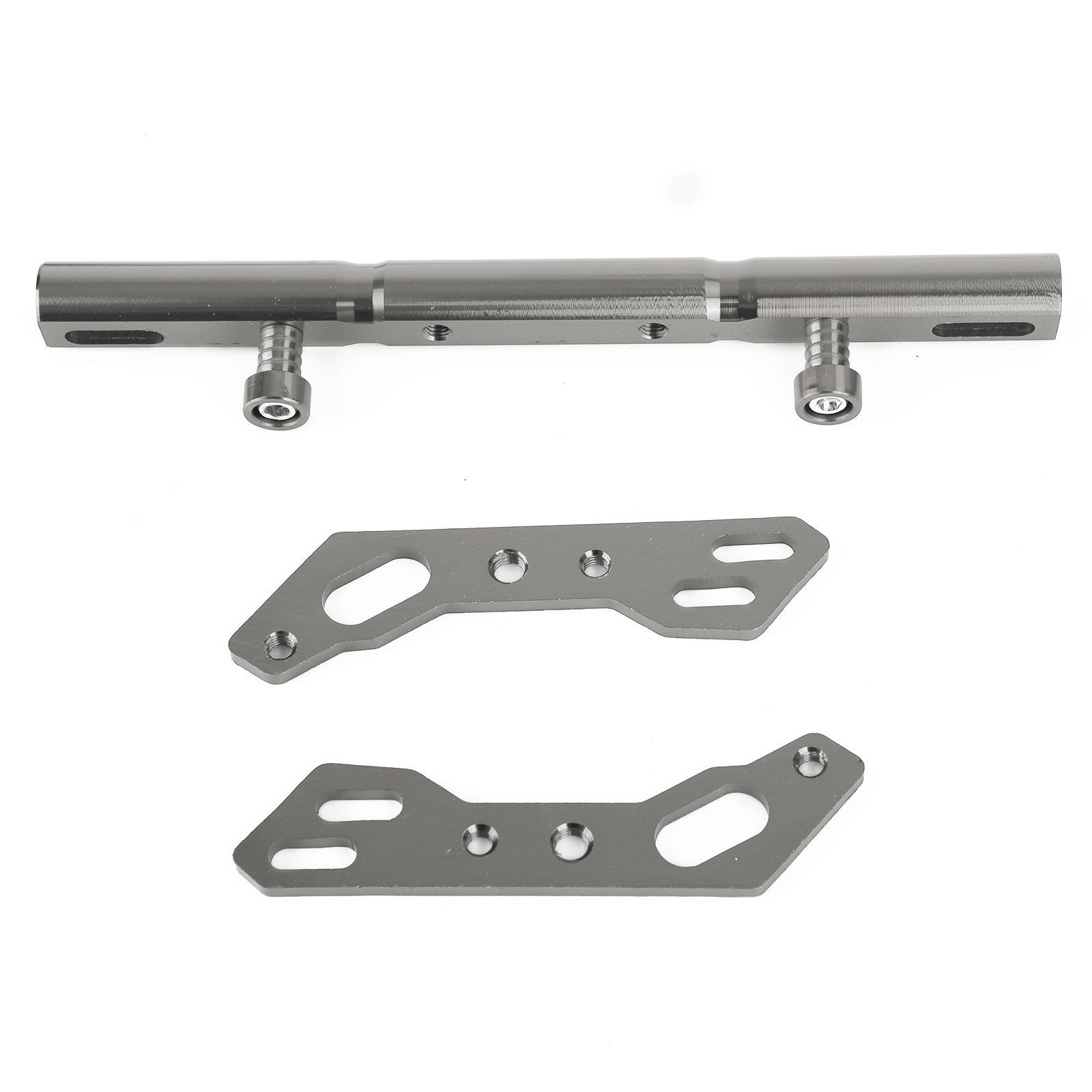 Motor Cnc Adjustable Balance Cross Handle Bar Aluminum Lever Silver