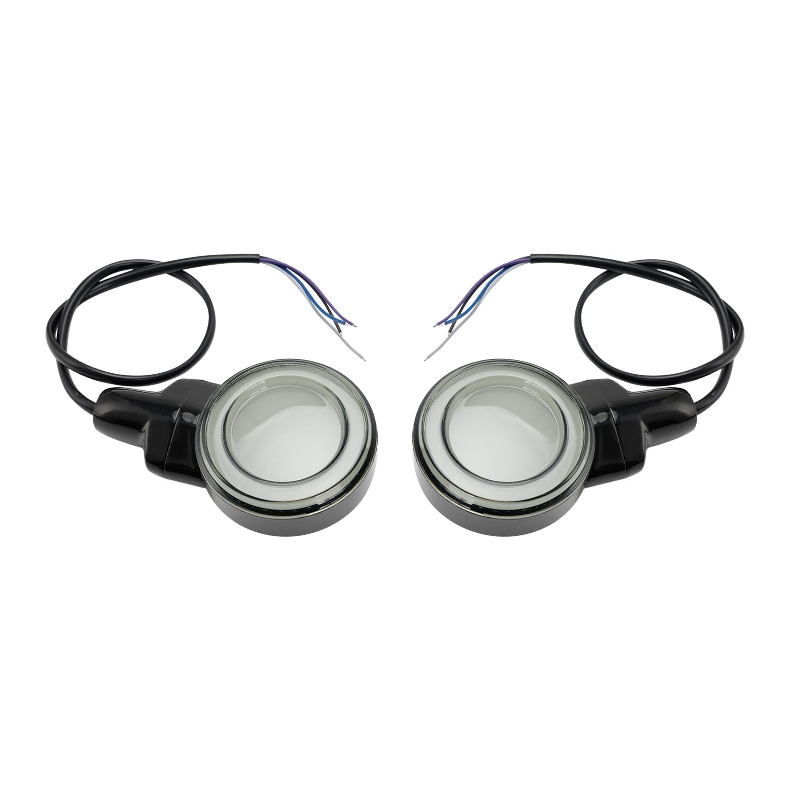 LED Flat Front Turn Signal Light For Heritage Softail Classic Touring 99-23