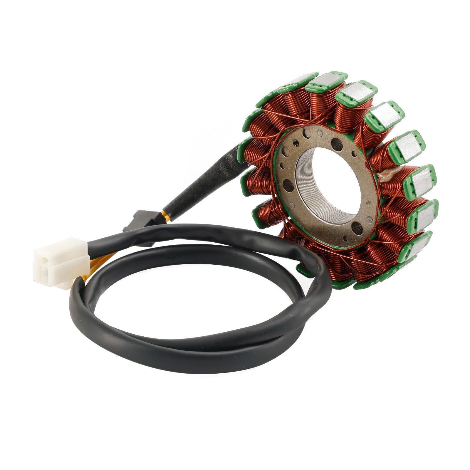 Kawasaki 86-07 Ninja 250R e 88-95 GPX250R e 90-99/02/04-07 ZZ-R250 e 93/95/97/00-01 Anhelo 250 e 87-89 Eliminatore e 90-94 Eliminatore 250 e 96/97/97/01/03 Eliminatore 252 e 89 -90/93-98 Eliminator 250LX e 88-90/94/96 Eliminator 250SE Generatore statore