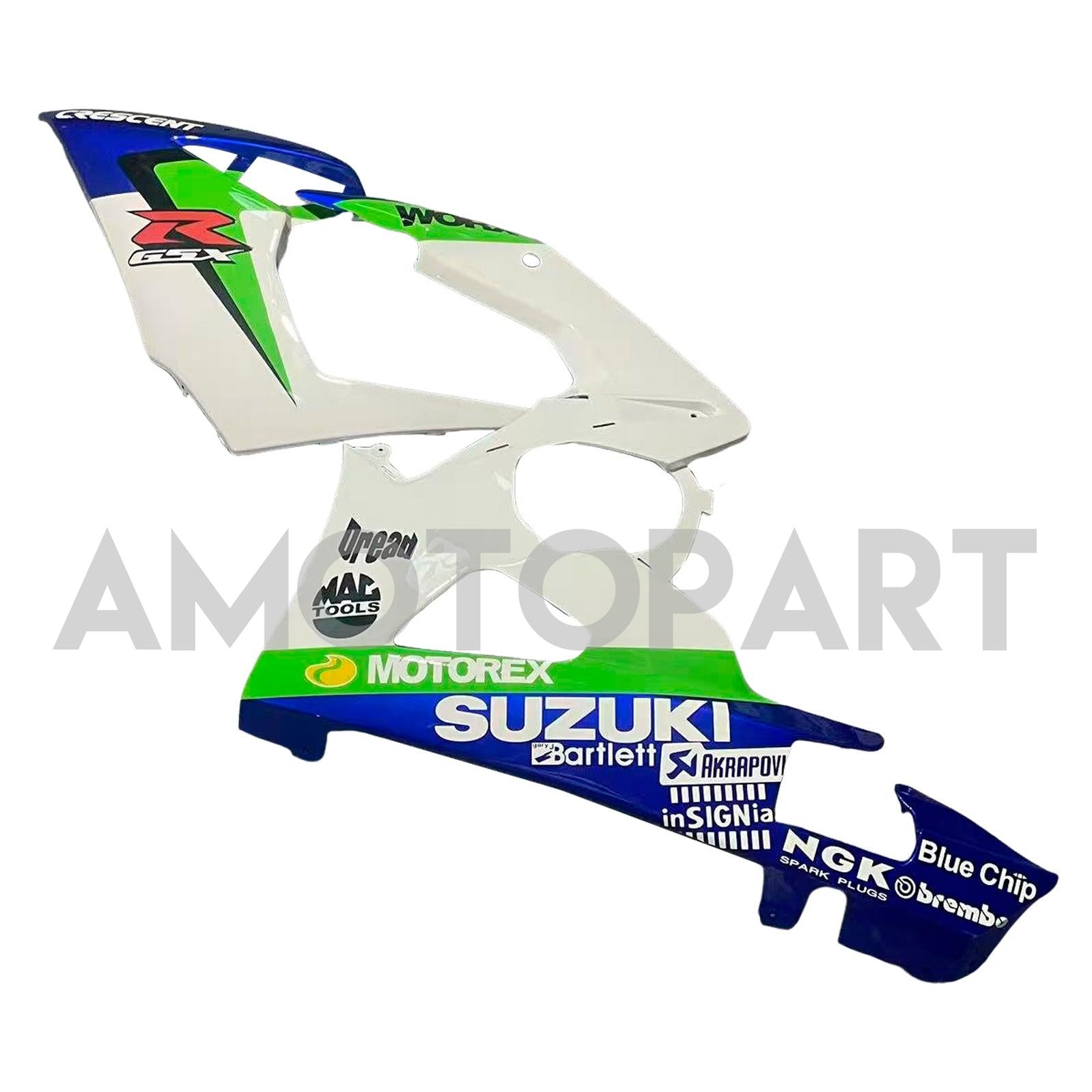 Amotopart 2005-2006 Suzuki GSXR1000 Weißverkleidungskit