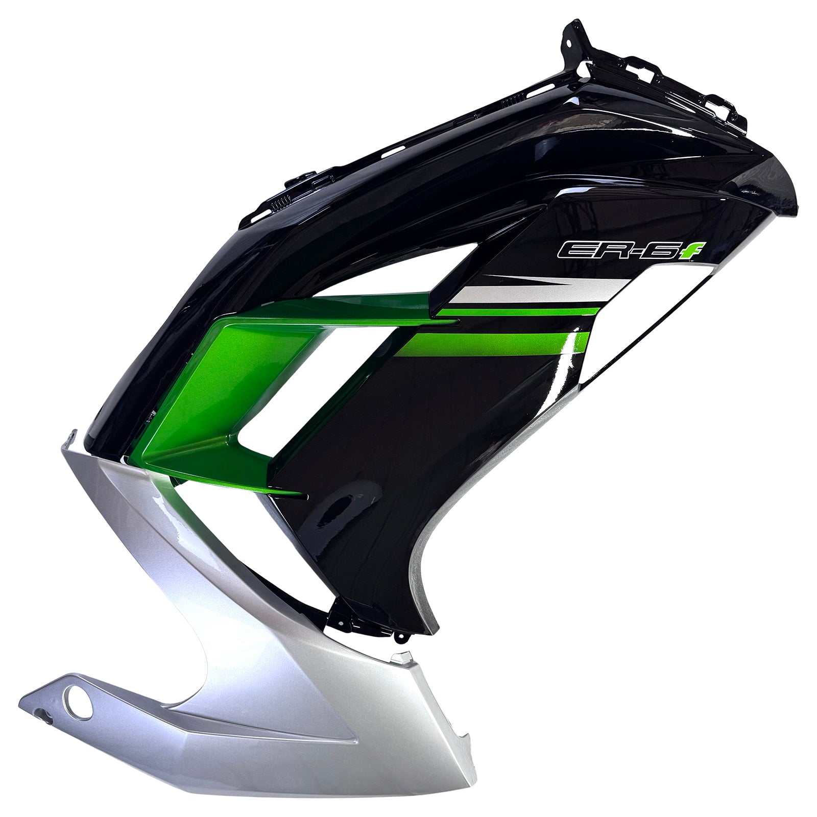 Amotopart 2012-2016 Kawasaki ER6F/Ninja650 Green Black Fairing Kit