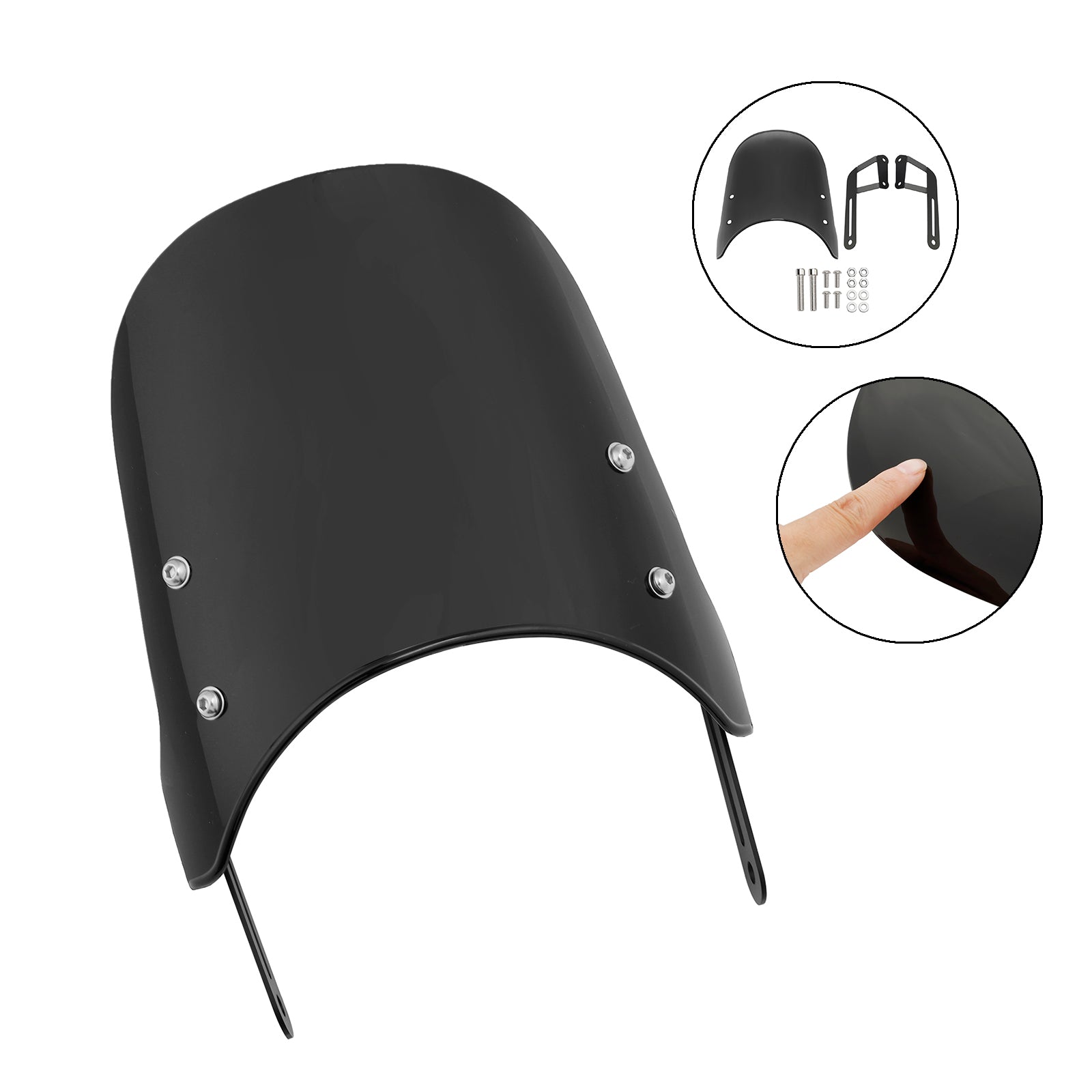 Scrambler 1200 XC XE 19-23 Street Twin 900 16-23 Windschutzscheibe