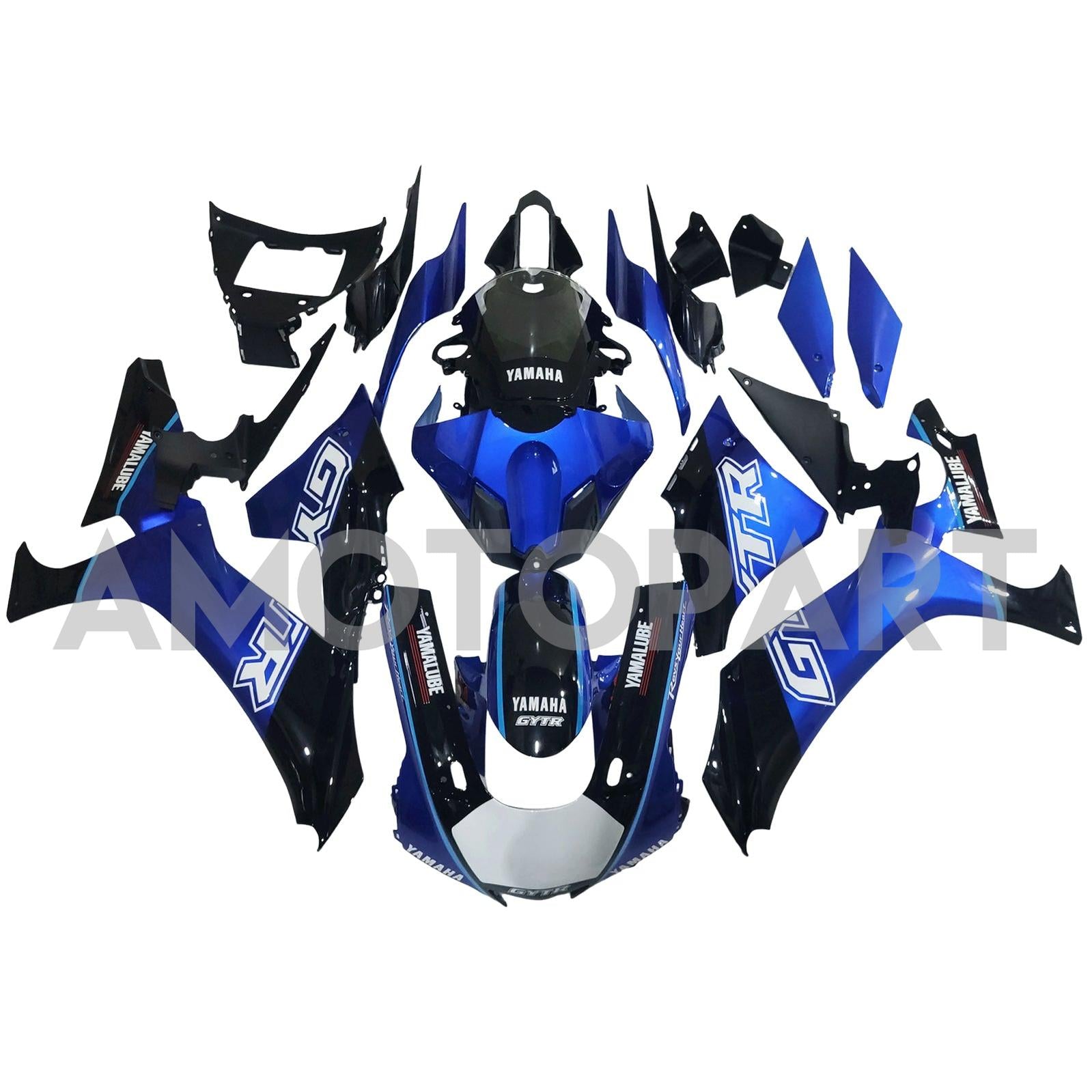 Amotopart 2020-2025 Yamaha YZF-R1 Blue Fairing Kit