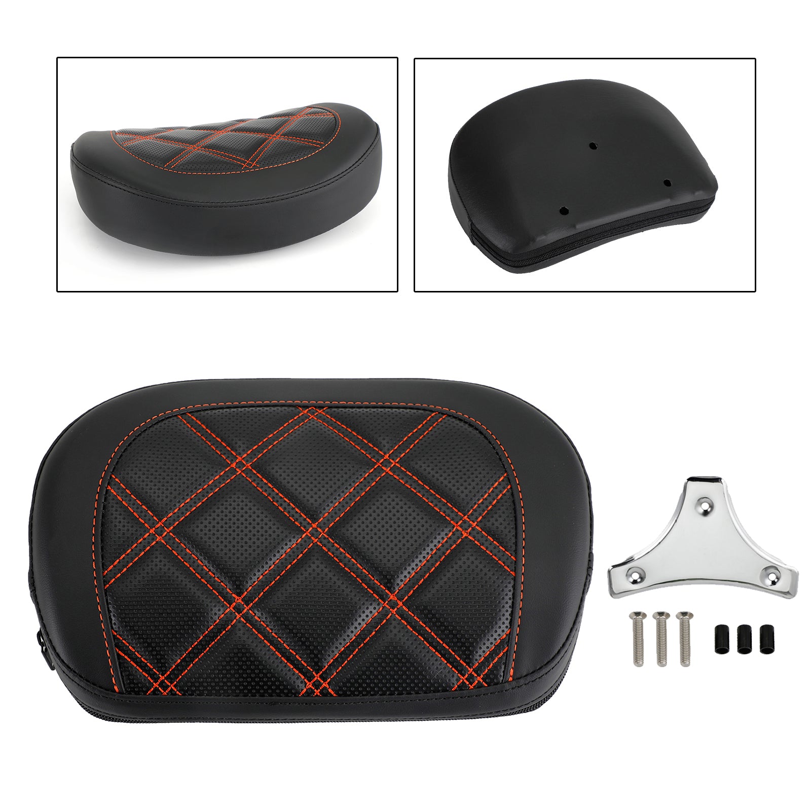 Driver Rider Sissy Bar Seat Backrest Pad for CVO Street Glide FLHXSE 2015-2021