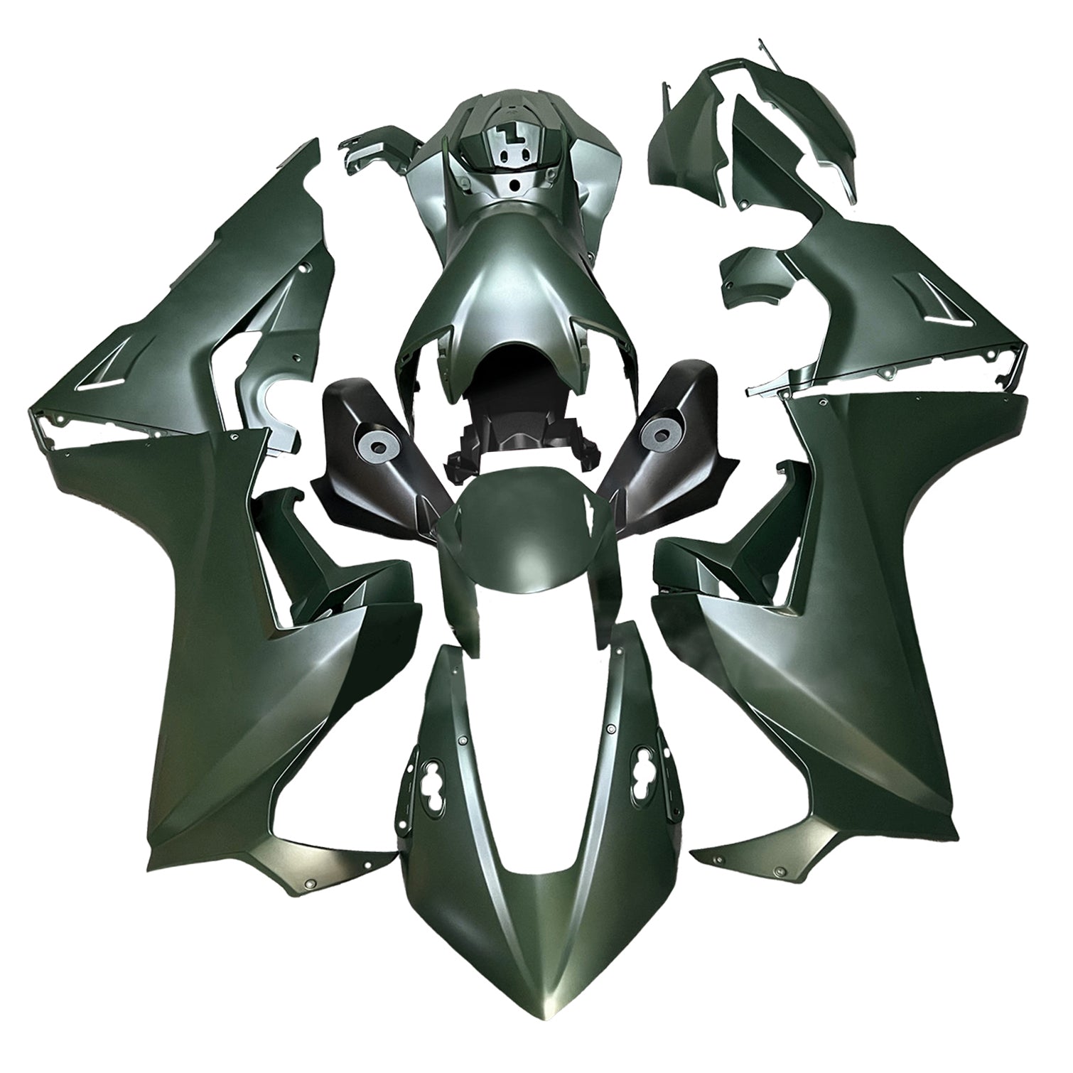 Amotopart 2017-2025 Honda Dark Green CBR1000RR Fairing Kit