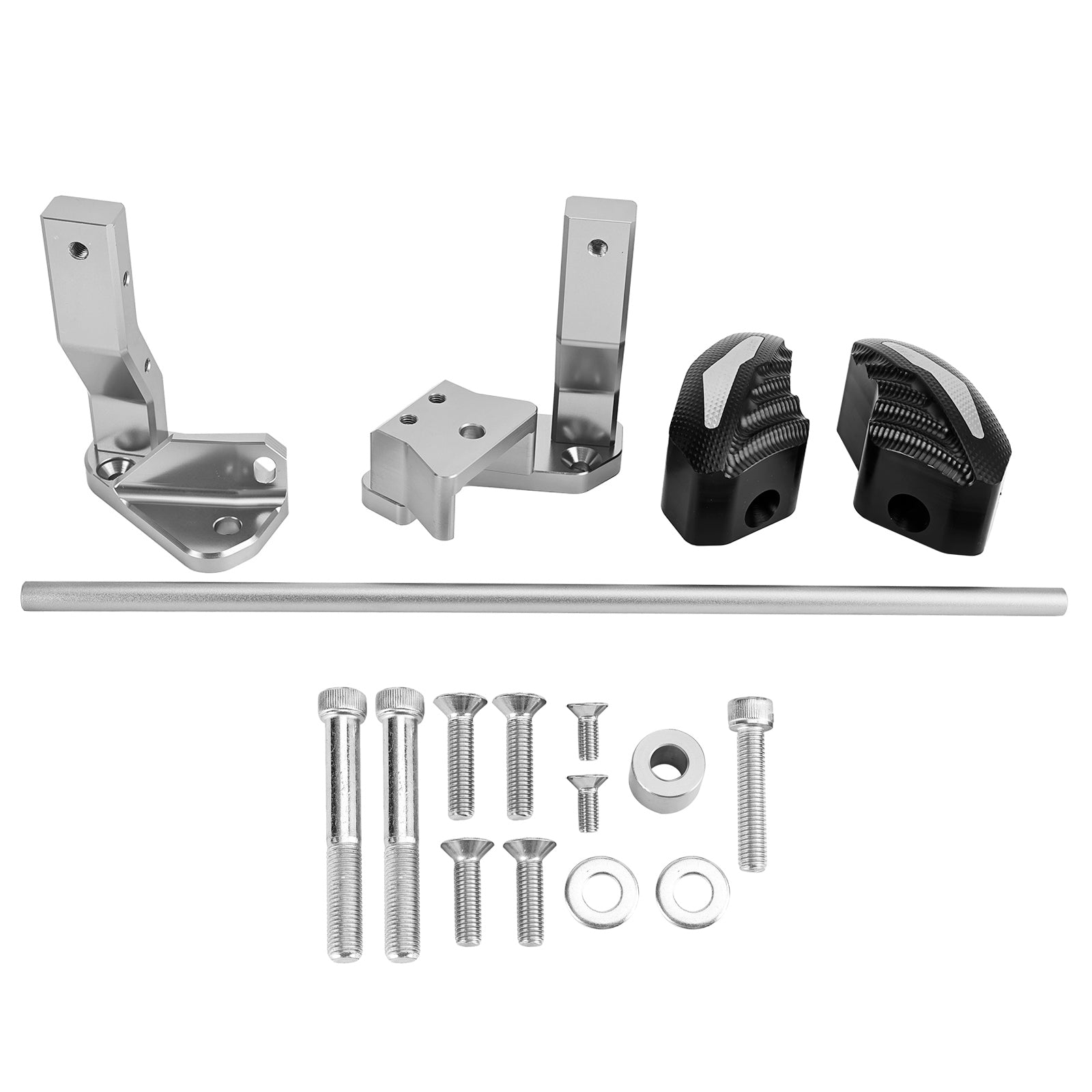 21-23 Suzuki GSXR1300 Hayabusa Protector Motor Crash Bund Pad Slider Silber