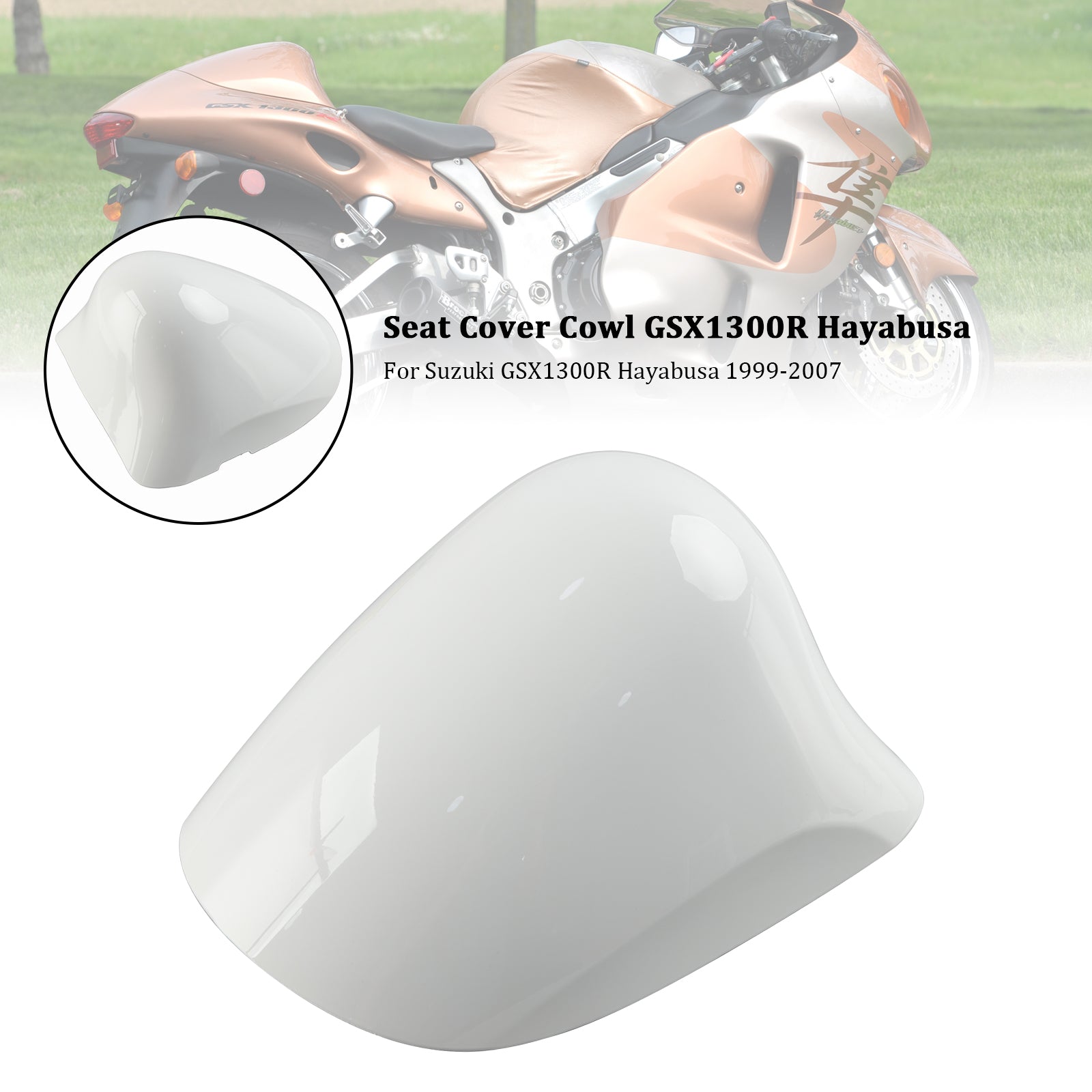 99-07 Suzuki GSX1300R GSX-R1300 Hayabusa Cubierta de carenado del asiento trasero
