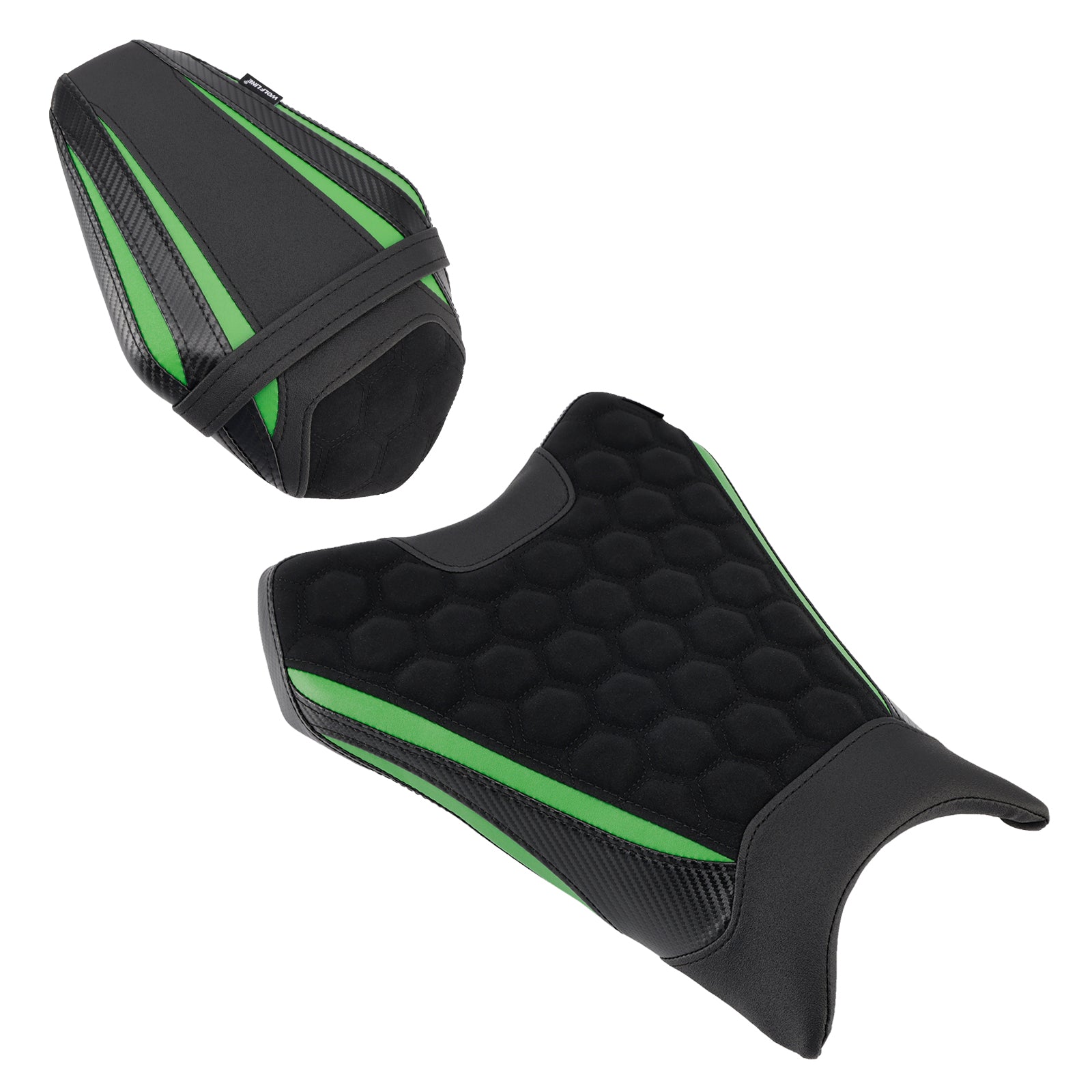 19–25 Kawasaki Zx-6R Zx 6R unten vorne mit Fahrersitz hinten, Grün