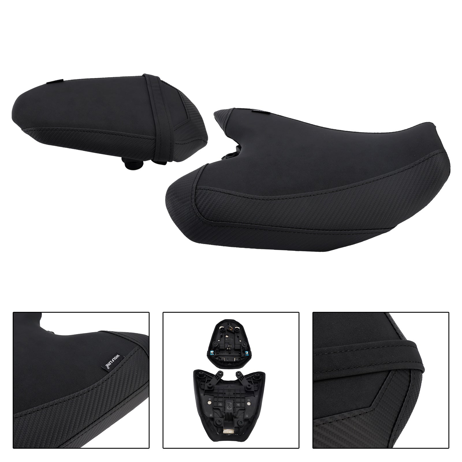 2025-2026 Yamaha Mt-07 689Cc Driver&Passenger Seat Kit Rear Cushion